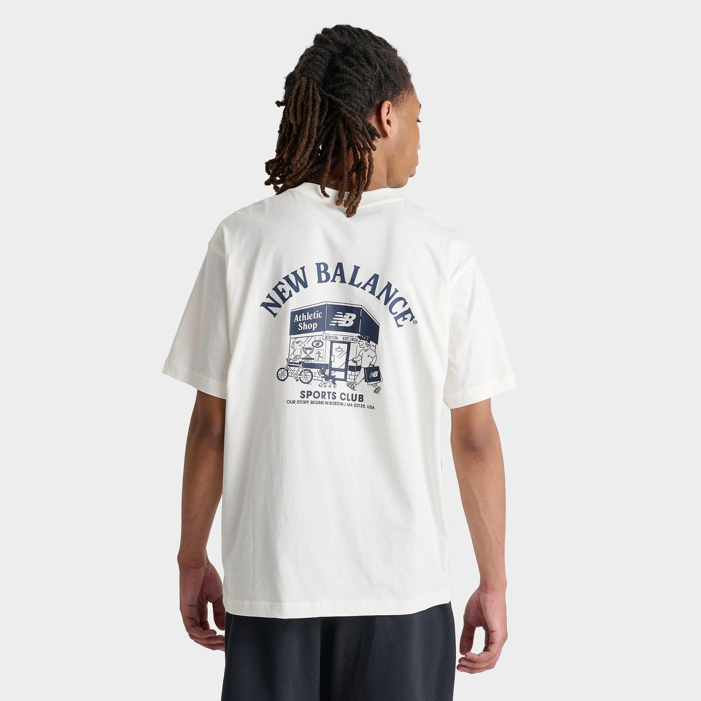New Balance Men's Sports Club Shop Graphic T-Shirt Size XL 100% Cotton