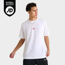 Men's New Balance Linear Stack Logo T-Shirt | Finish Line