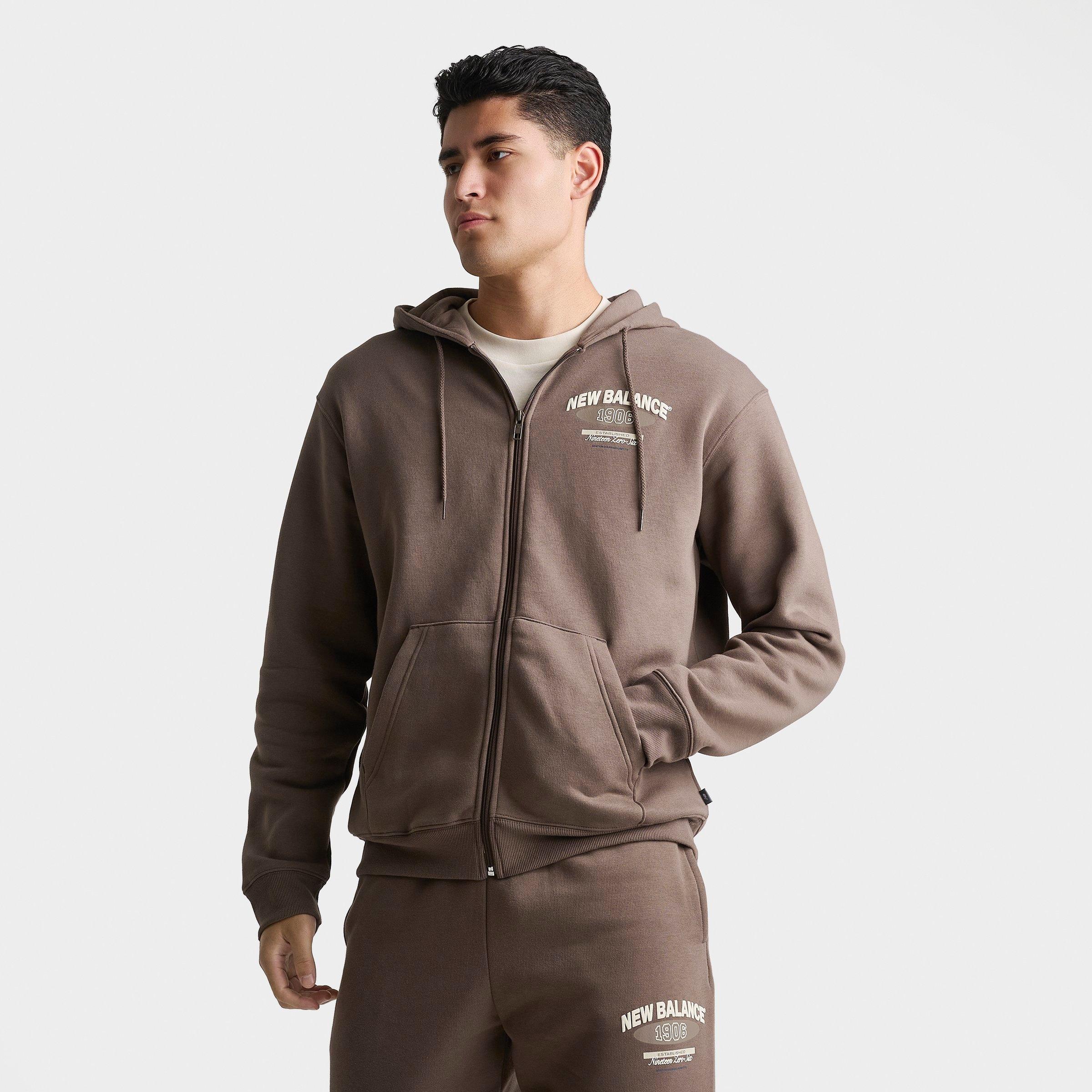 New Balance Men's Hits Fleece Full-Zip Hoodie
