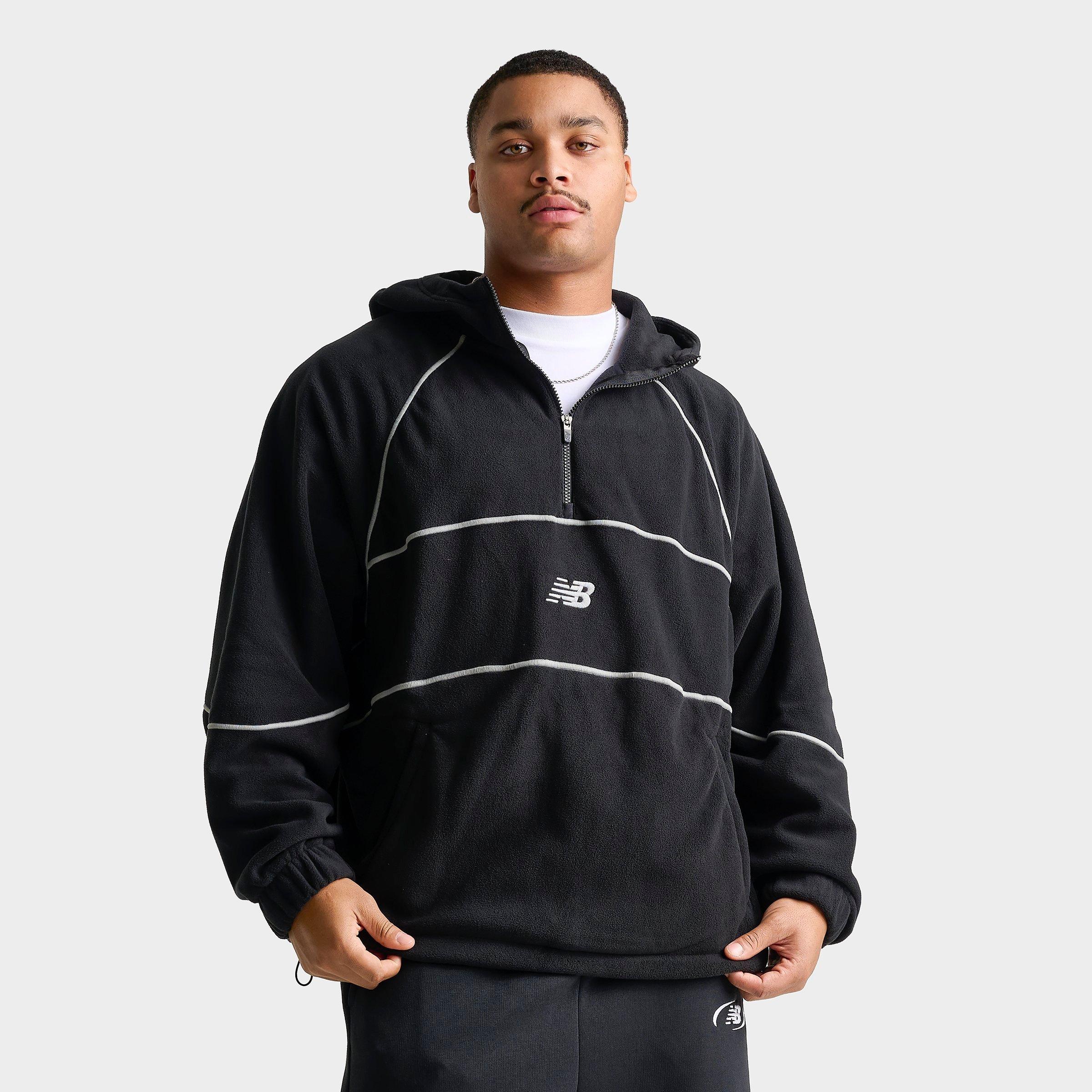 New Balance Men's Trackside Polar Fleece Pullover Hoodie