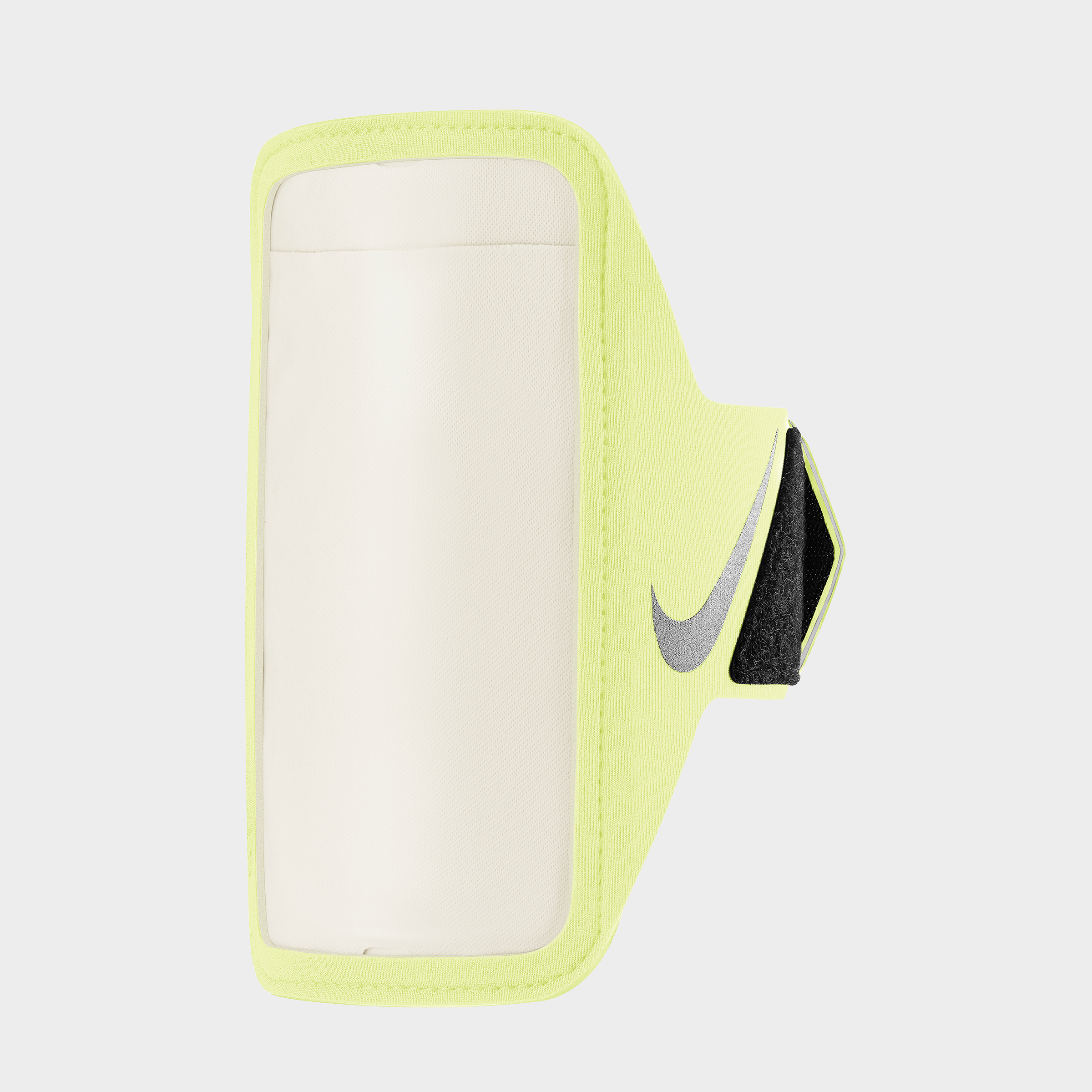 Nike Lean Armband In Barely Volt/black/silver