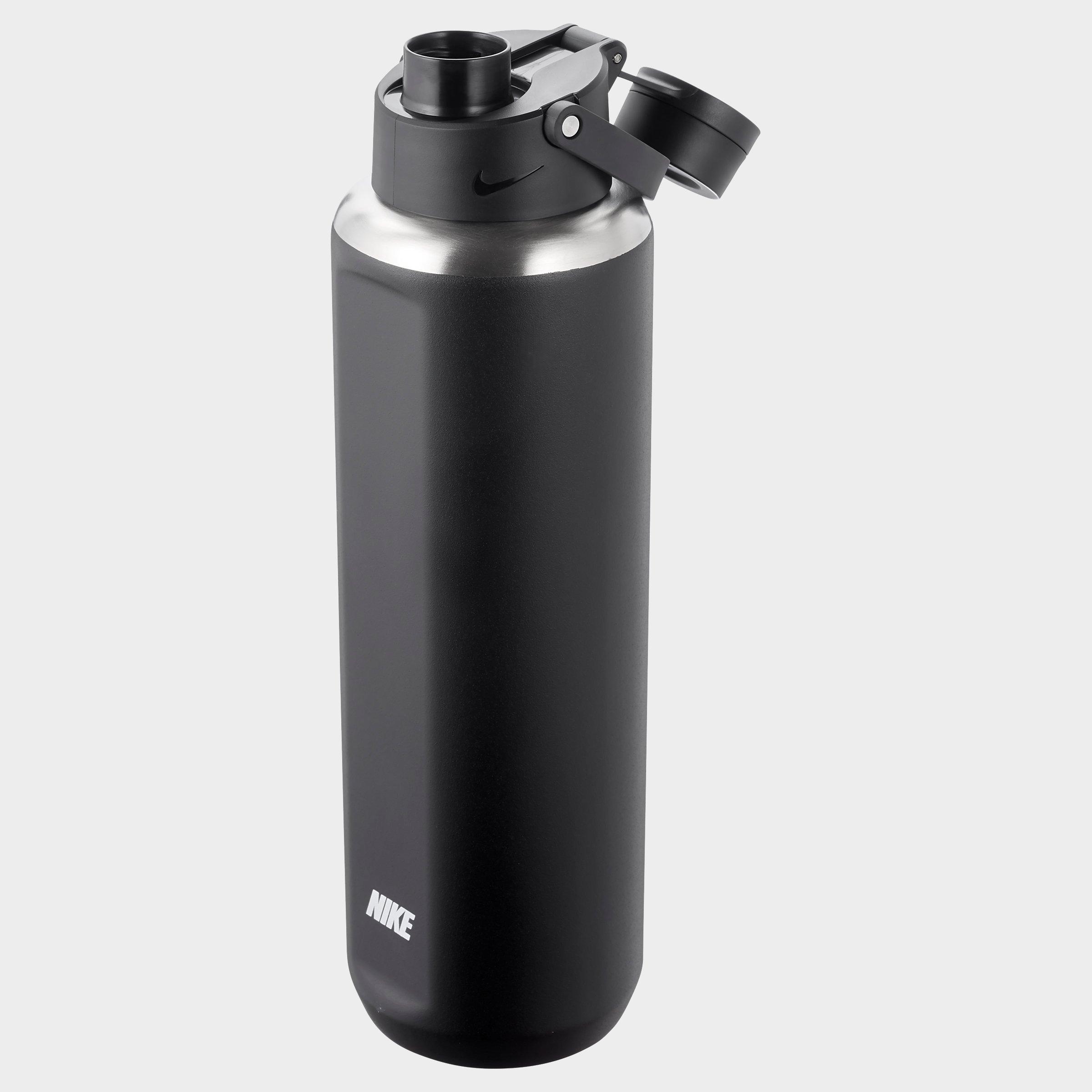 Nike 32oz Stainless Steel Recharge Chug Bottle in Black/White Size: 32 Oz