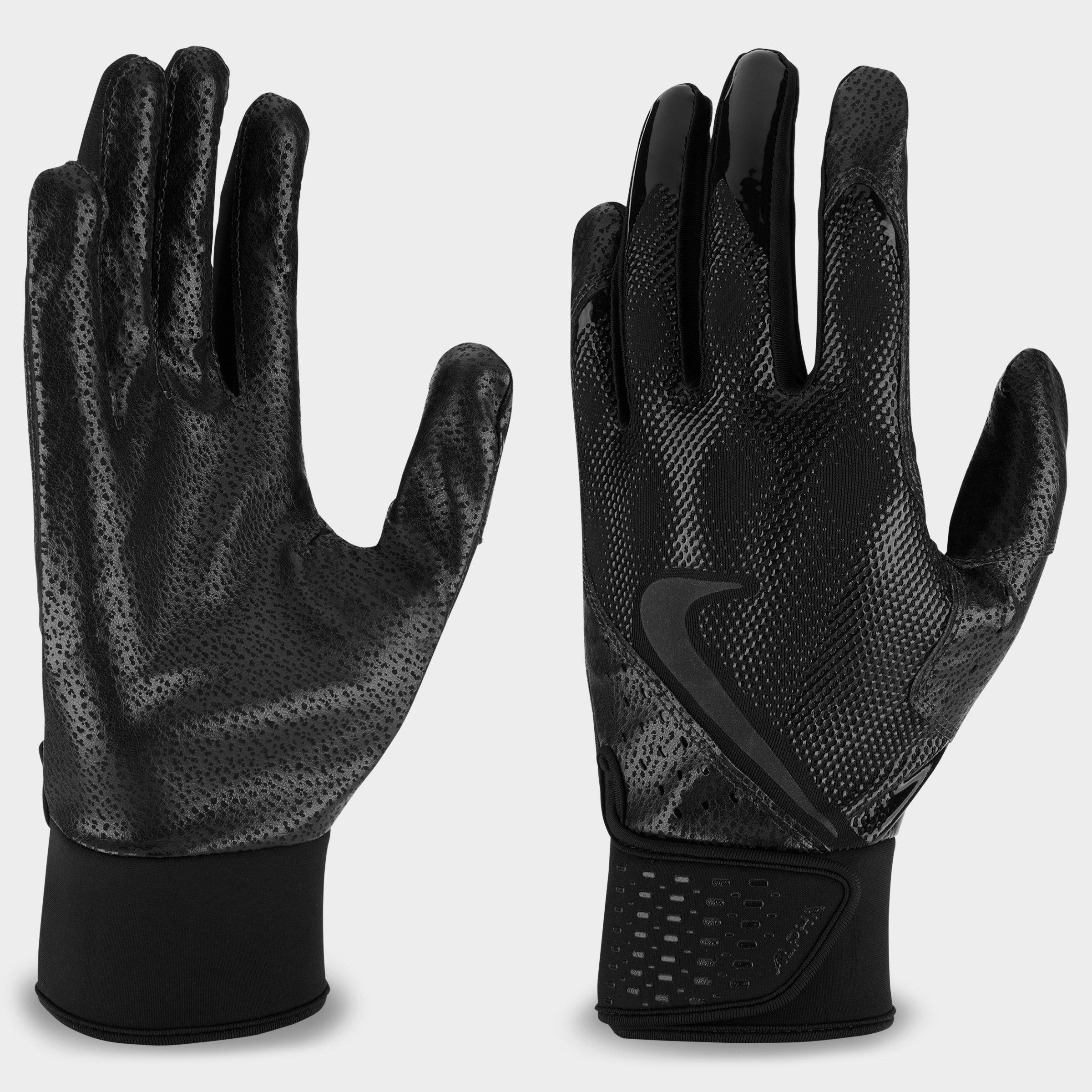 Nike Alpha Baseball Batting Gloves In Black