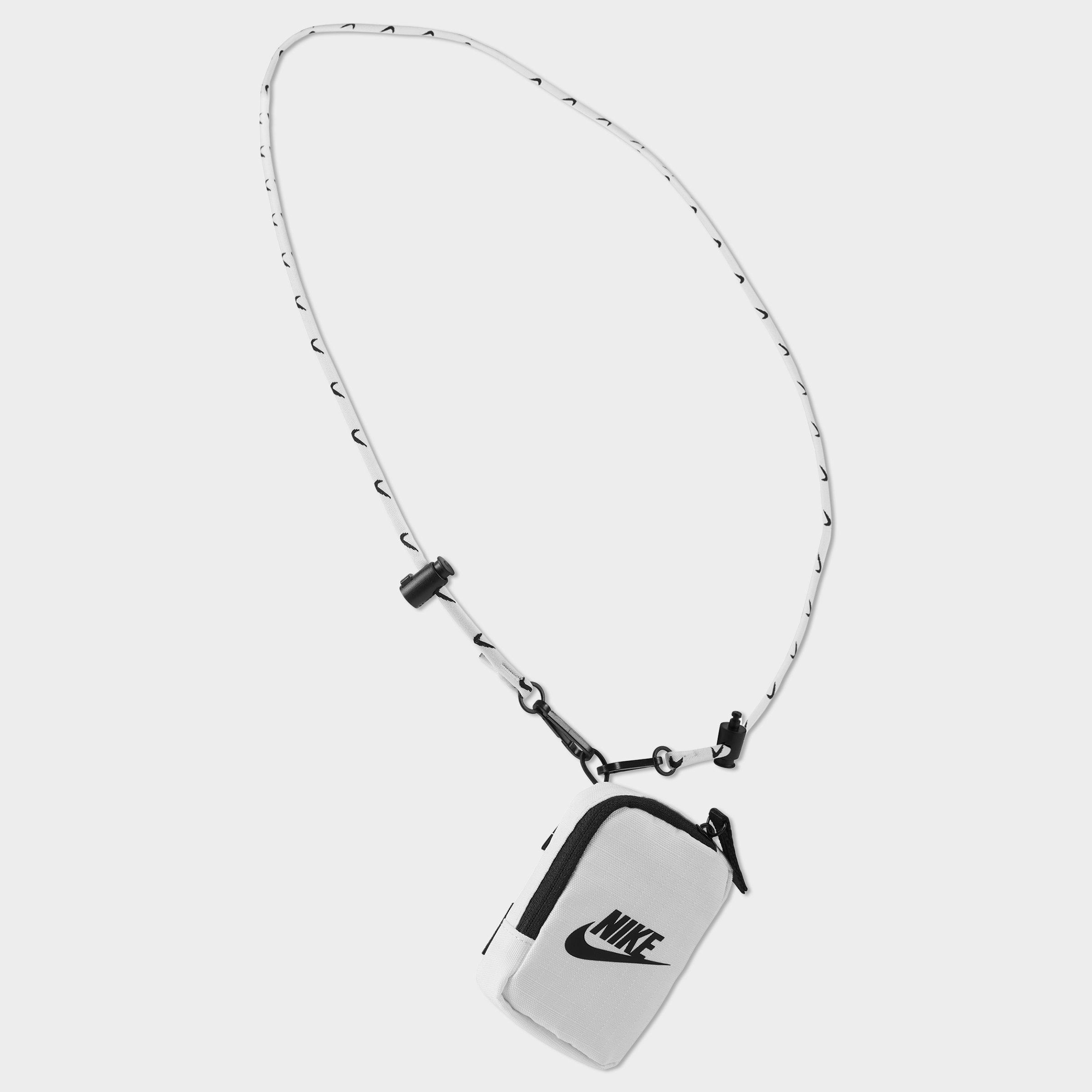 Nike Lanyard Pouch in White/Black