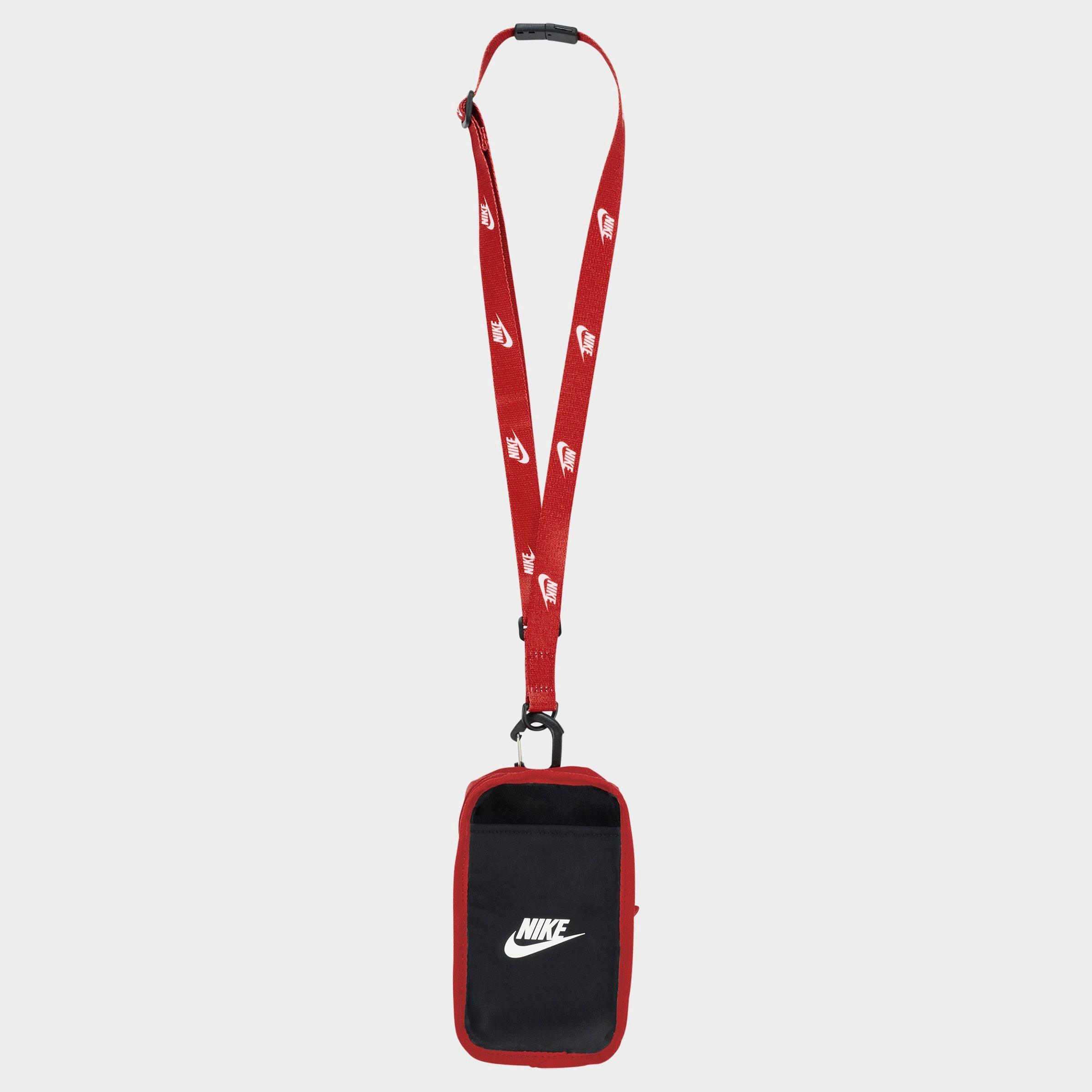 Nike Club Futura Phone Crossbody Bag in Red/Red