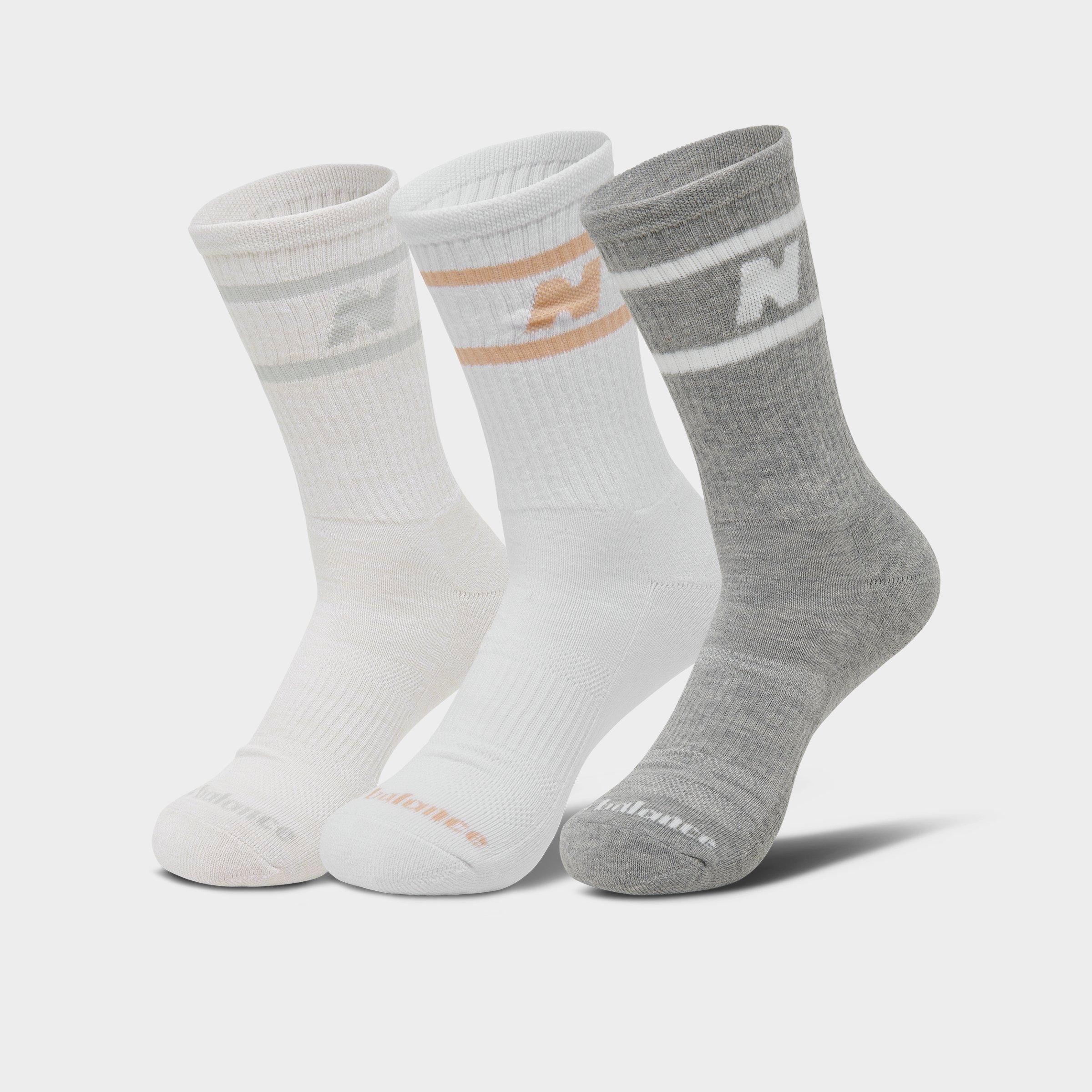 Shop Finishline New Balance Fashion Lifestyle Crew Socks (3-pack) In Multicolor