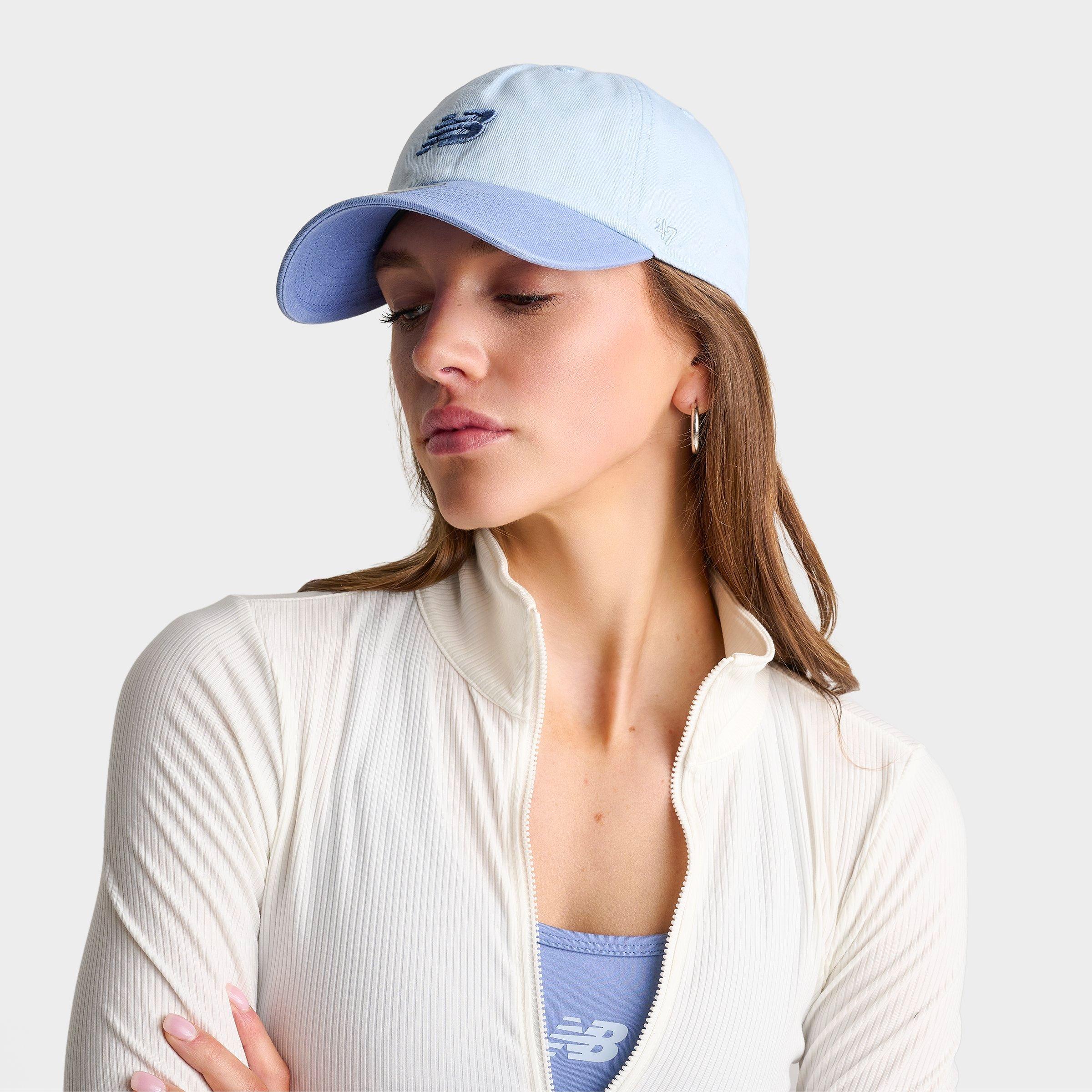 New Balance '47 x Clean Up Strapback Hat in Oxford Blue/Fair Weather