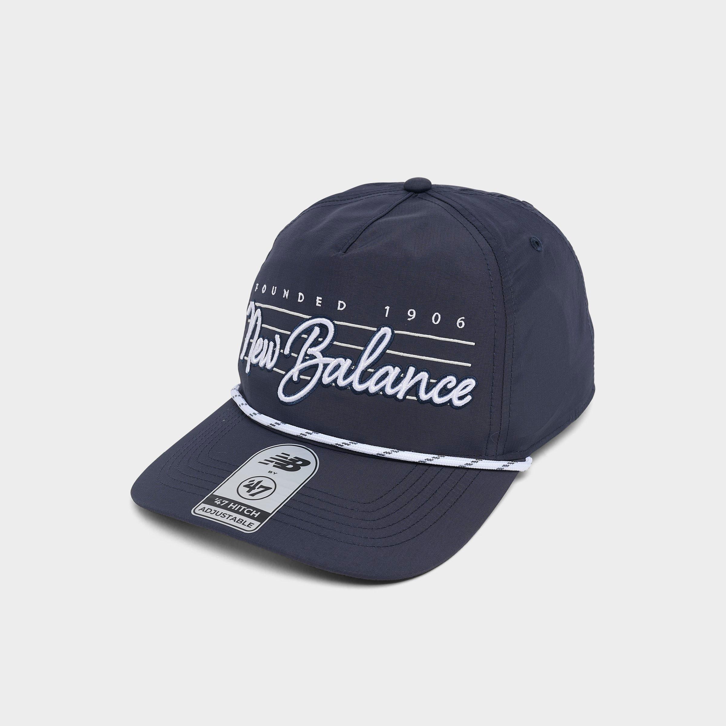 New Balance '47 Hitch Downburst Snapback Hat in Navy/White