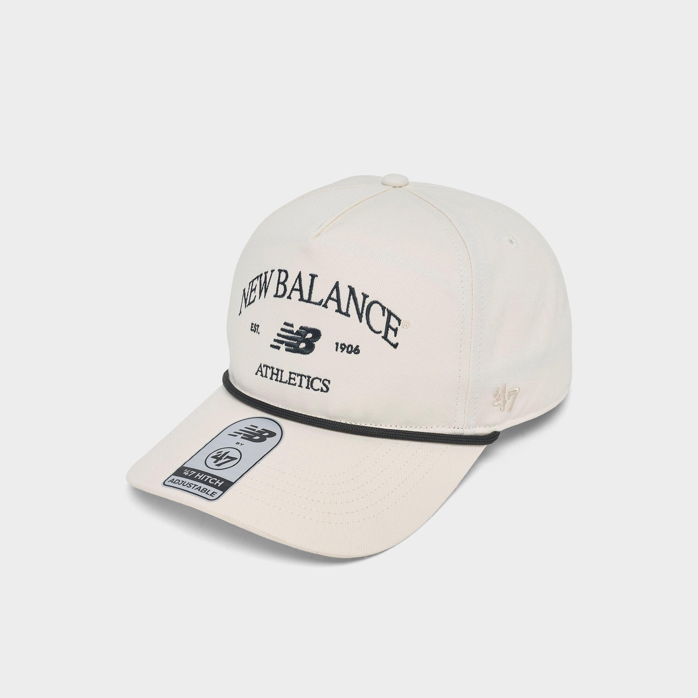 New Balance '47 Core Rope Snapback Hat in Sail/Black