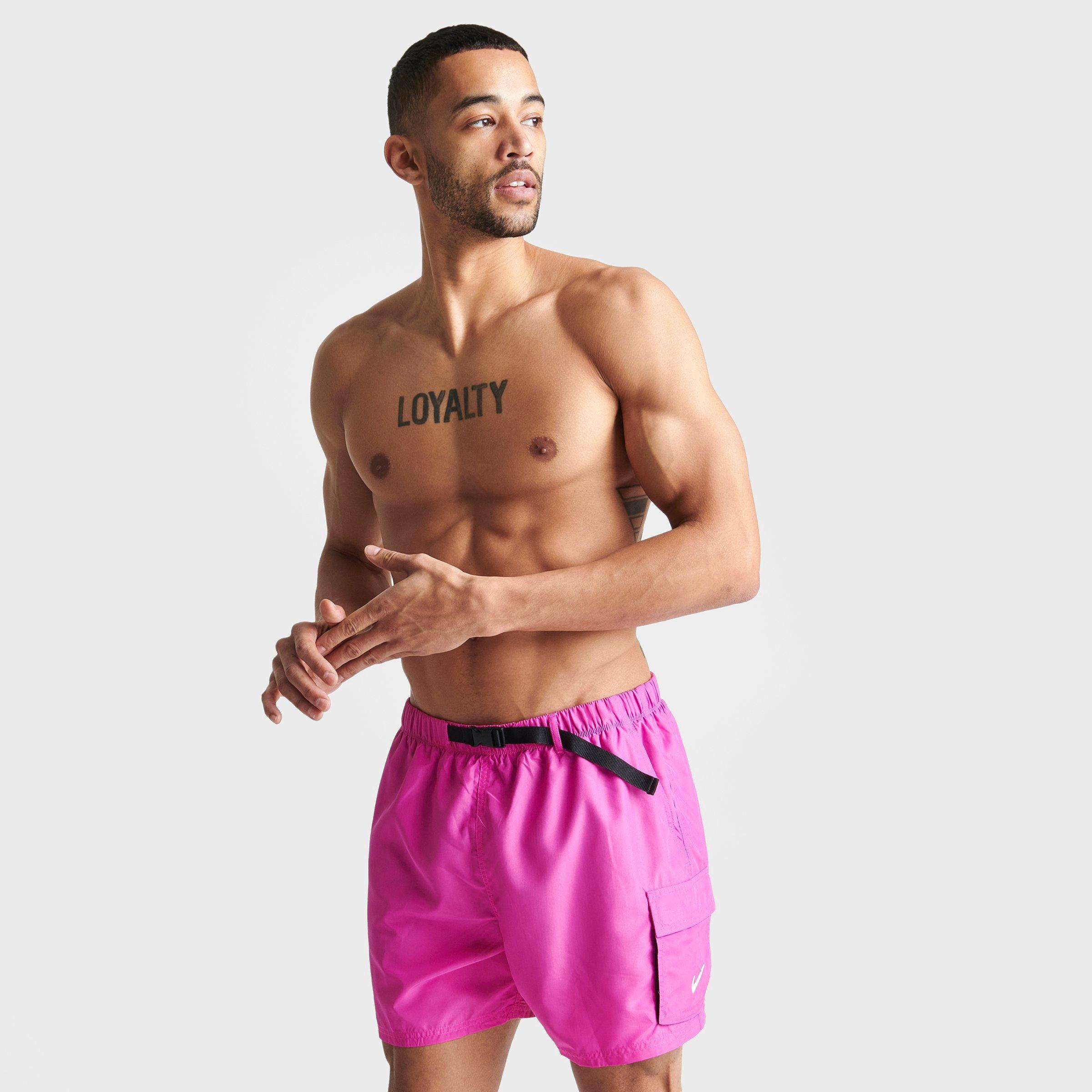 Nike Packable Belted Cargo Short In Active Fuchsia
