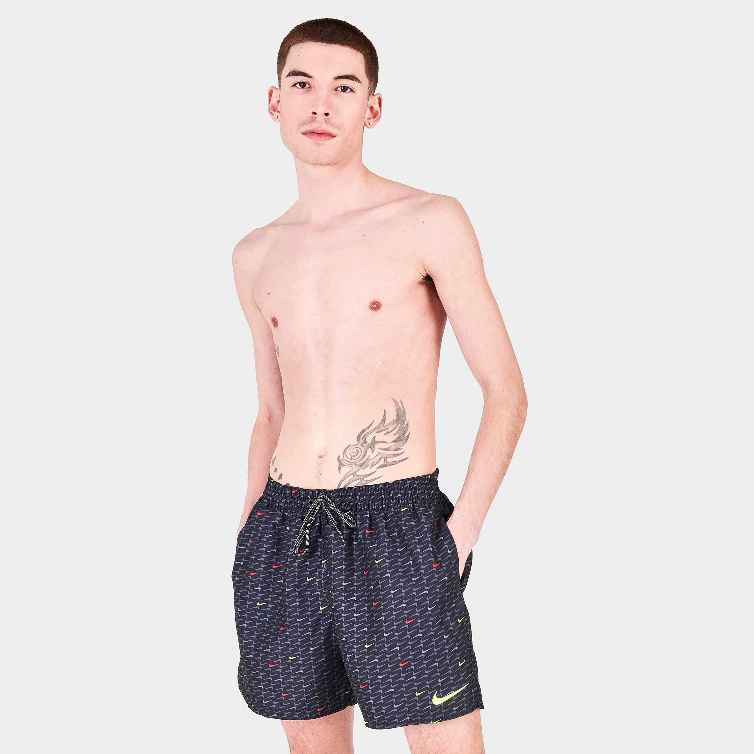 nike all over print swim shorts junior