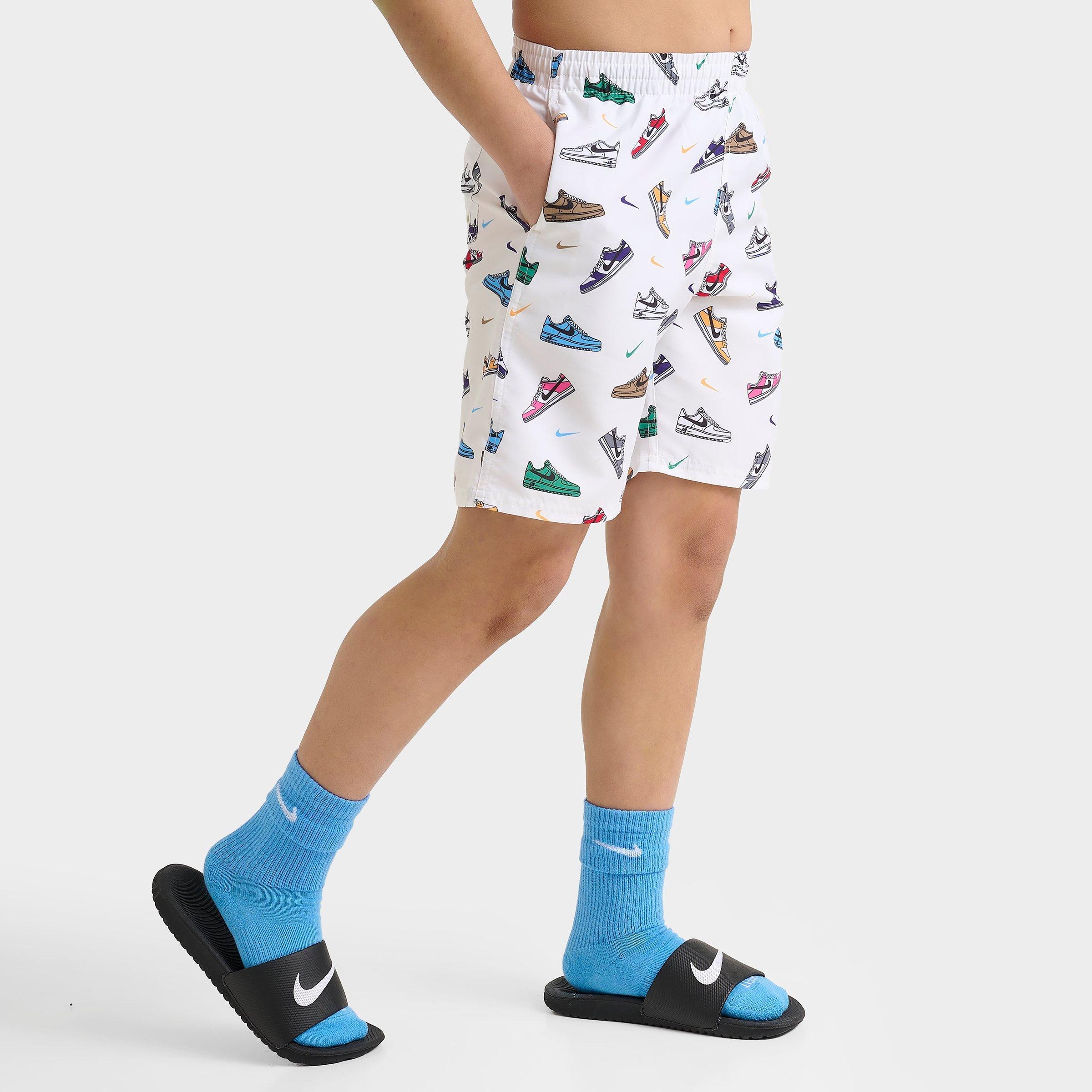 Nike Boys Big Kids Swim Breaker 7 Inch Volley Shorts in Sail Size: Small