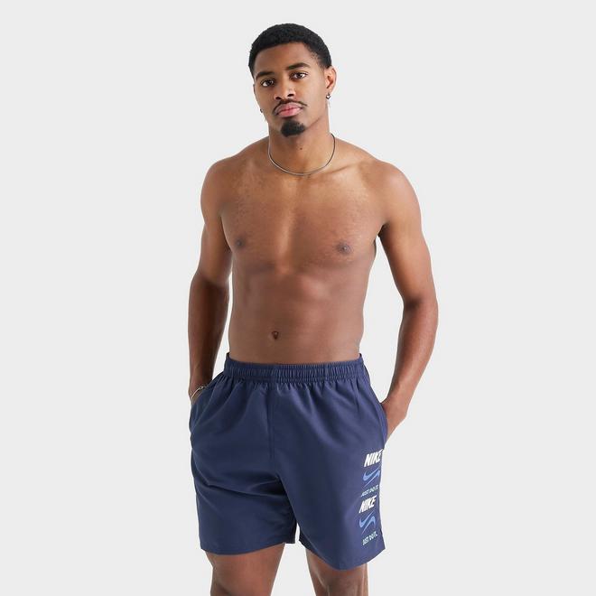 Men's Nike Swim Stack Logo Volley Shorts