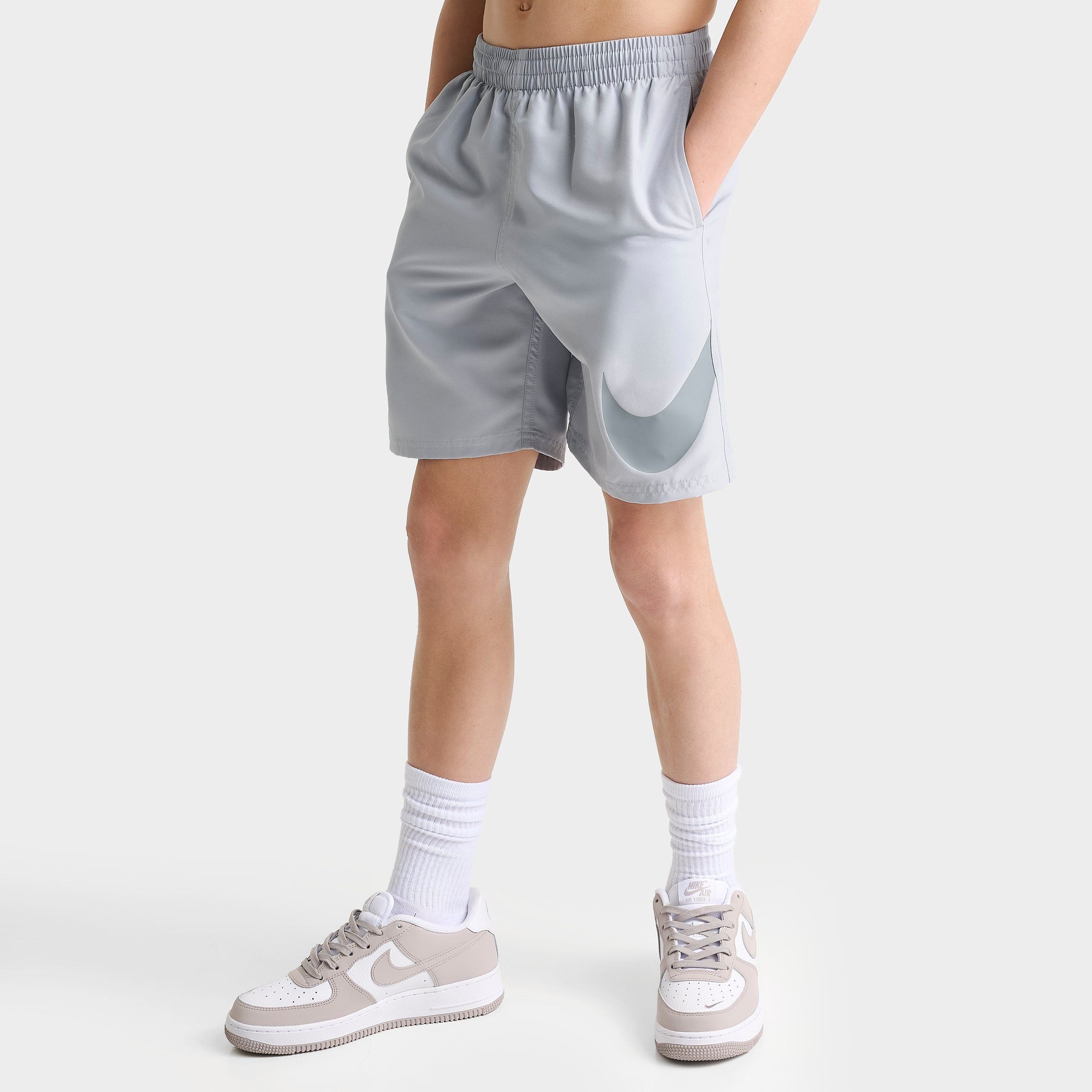 Nike Big Kids Stacked Logo Swim Shorts