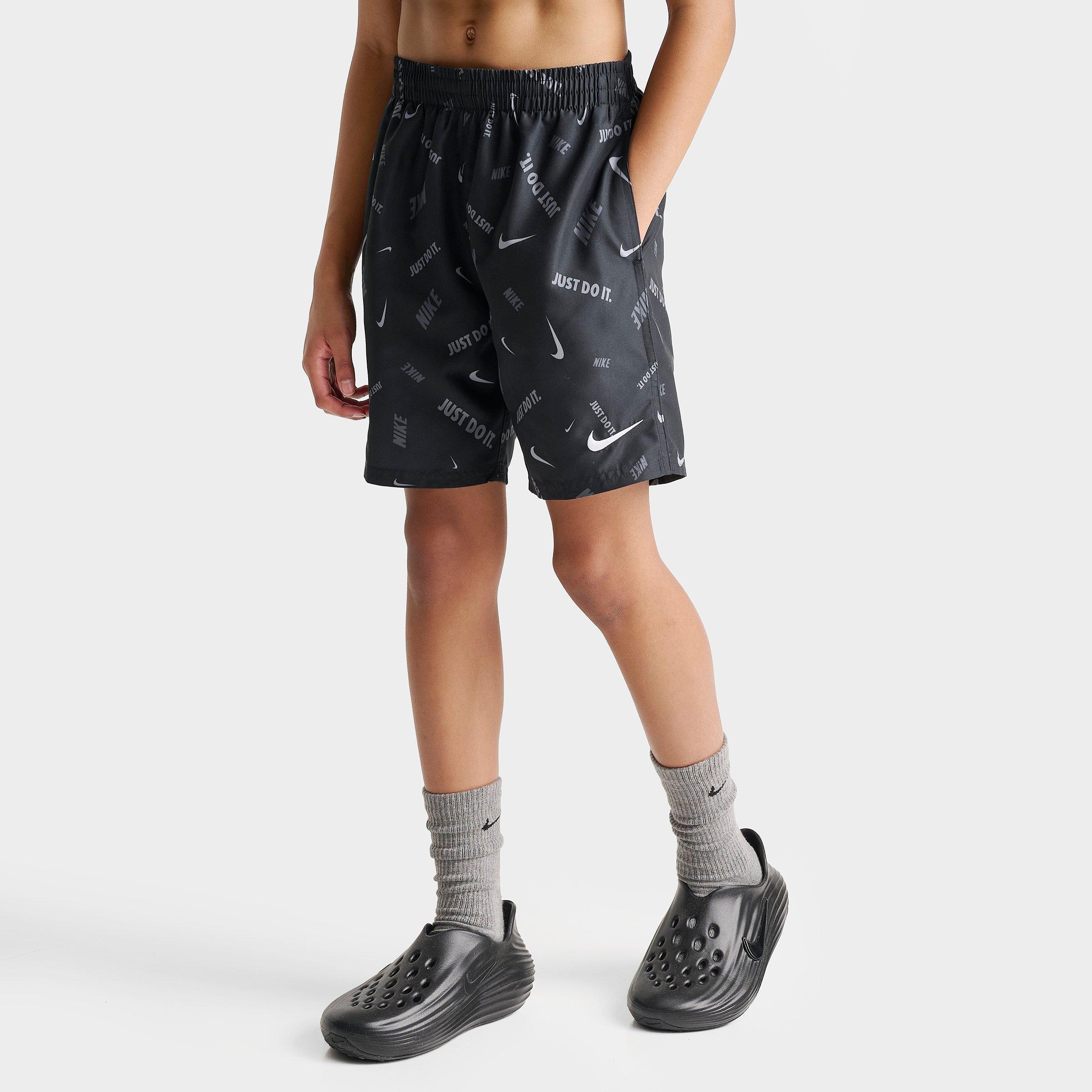 Nike Big Kids Breaker Logo Confetti Swim Shorts