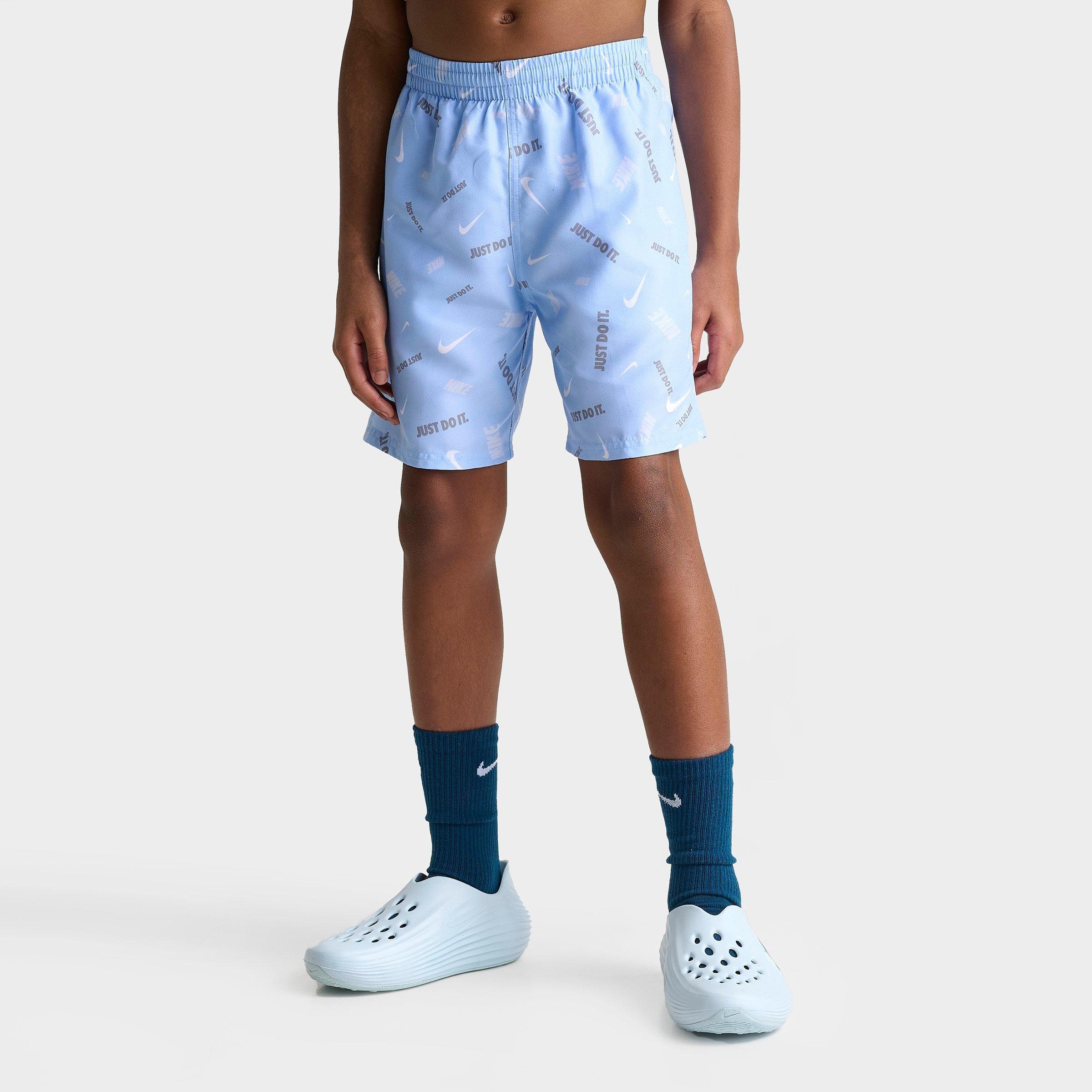 Nike Big Kids Breaker Logo Confetti Swim Shorts