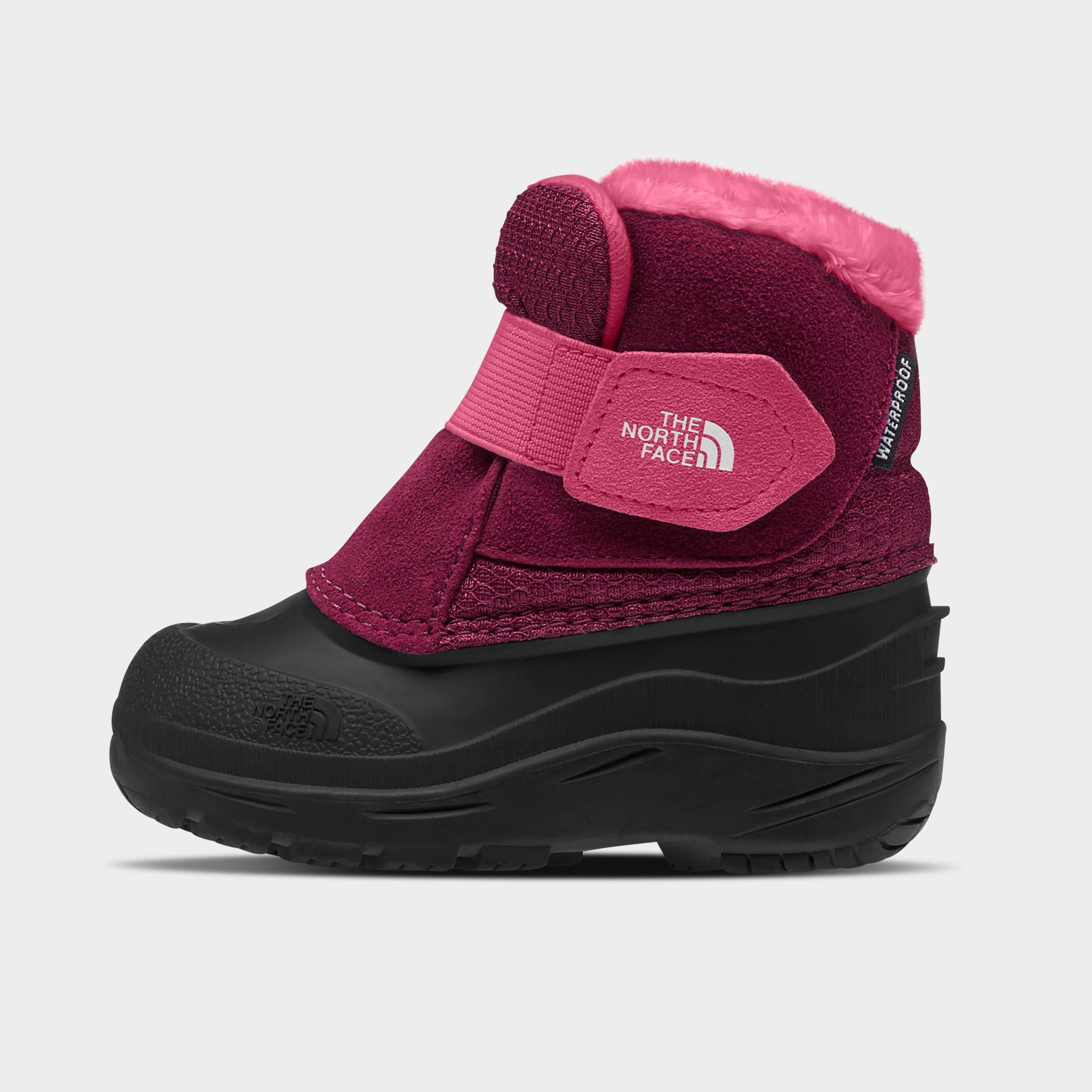 The North Face Babies'  Inc Kids' Toddler Alpenglow Ii Winter Boots In Boysenberry/tnf Black