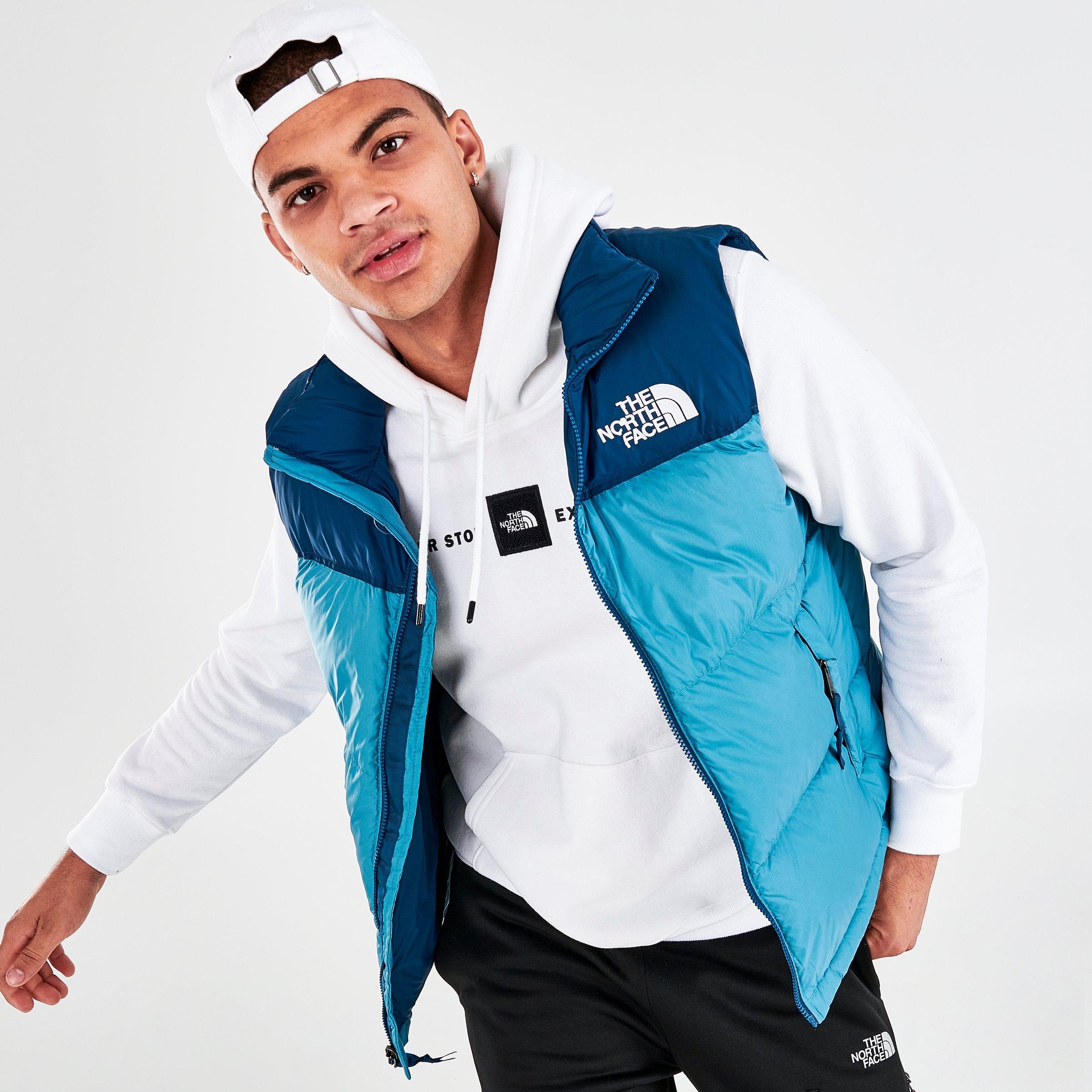 north face hooded vest