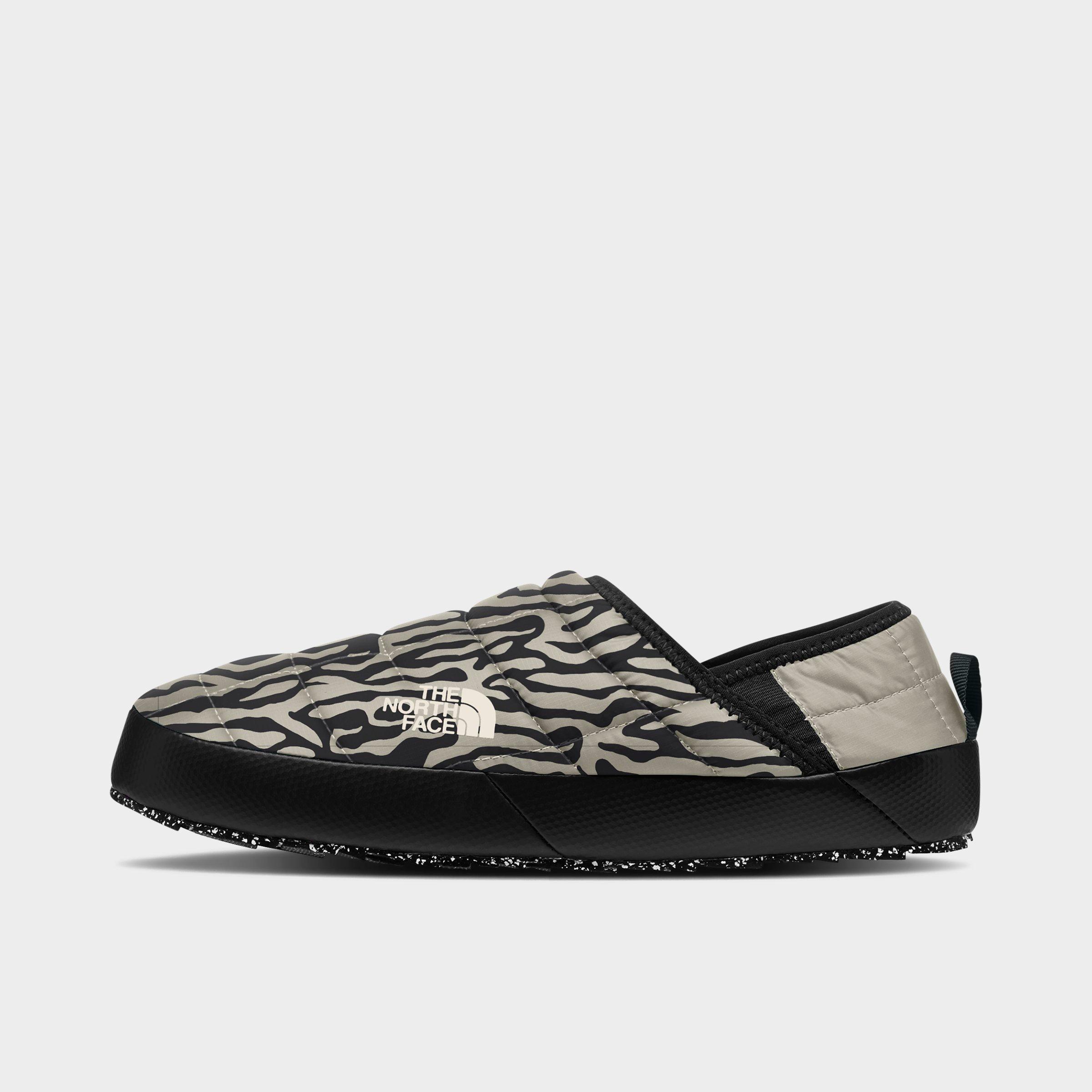 The North Face Inc Women's ThermoBallâ?¢ Traction Mule V Slip-On Casual Shoes in Grey/Clay Grey TNF Tiger Stripe Print Size 5.0 Fleece