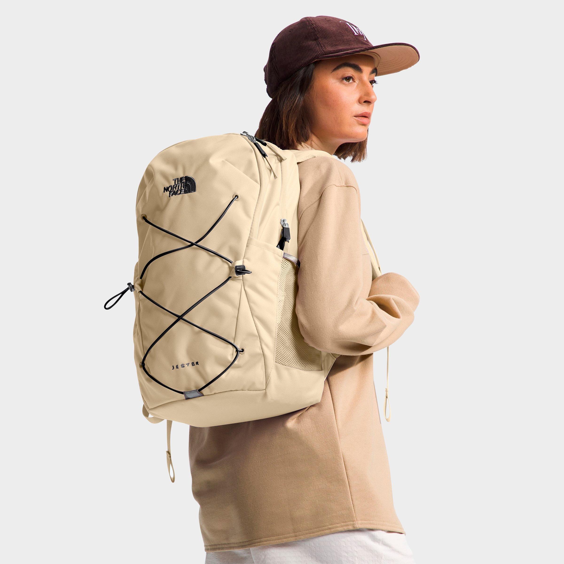 The North Face Inc Women's Jester Backpack in Beige/Gravel Polyester