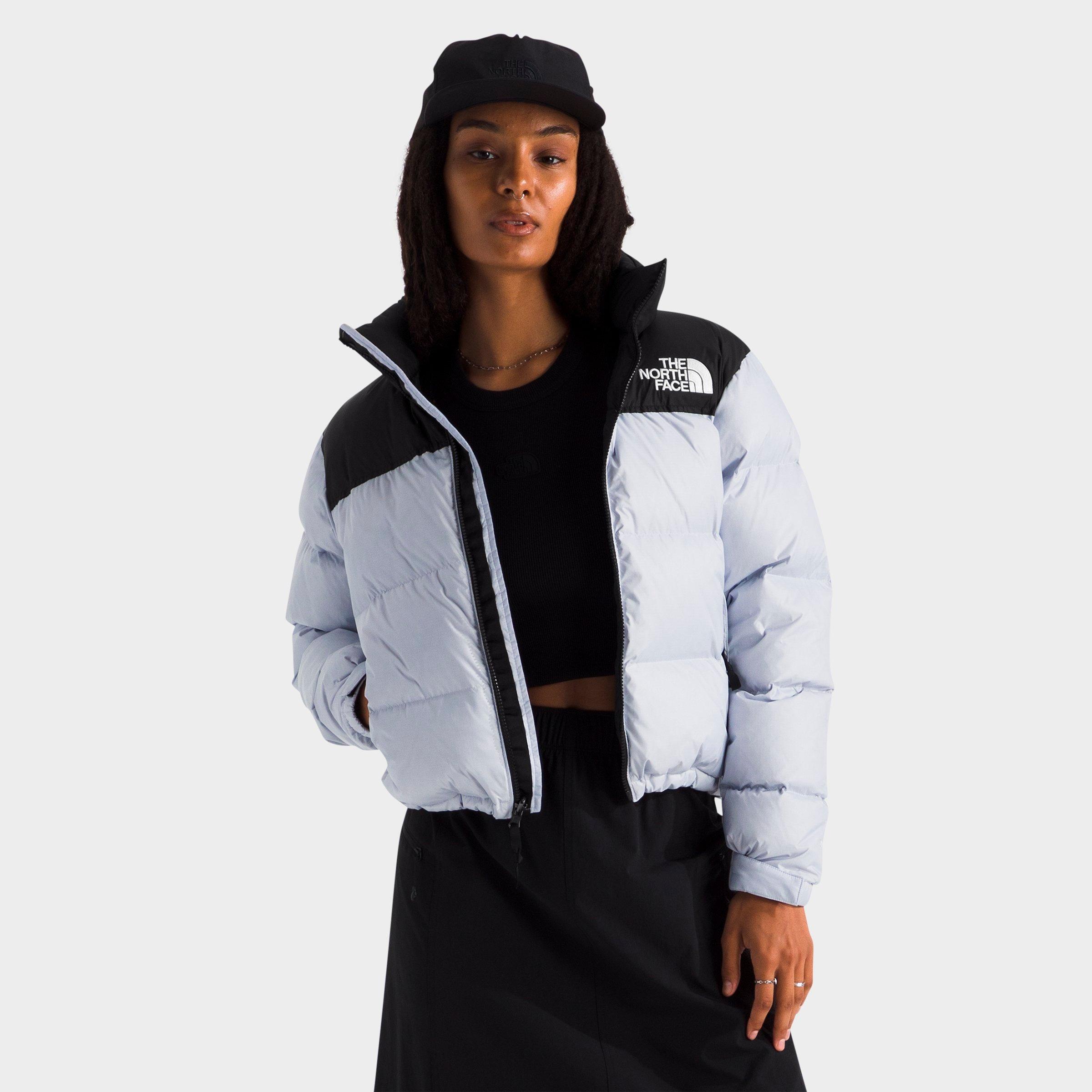 The North Face Inc Women's 1996 Retro Nuptse Jacket in Grey/Dusty Periwinkle Size 2XL 100% Nylon