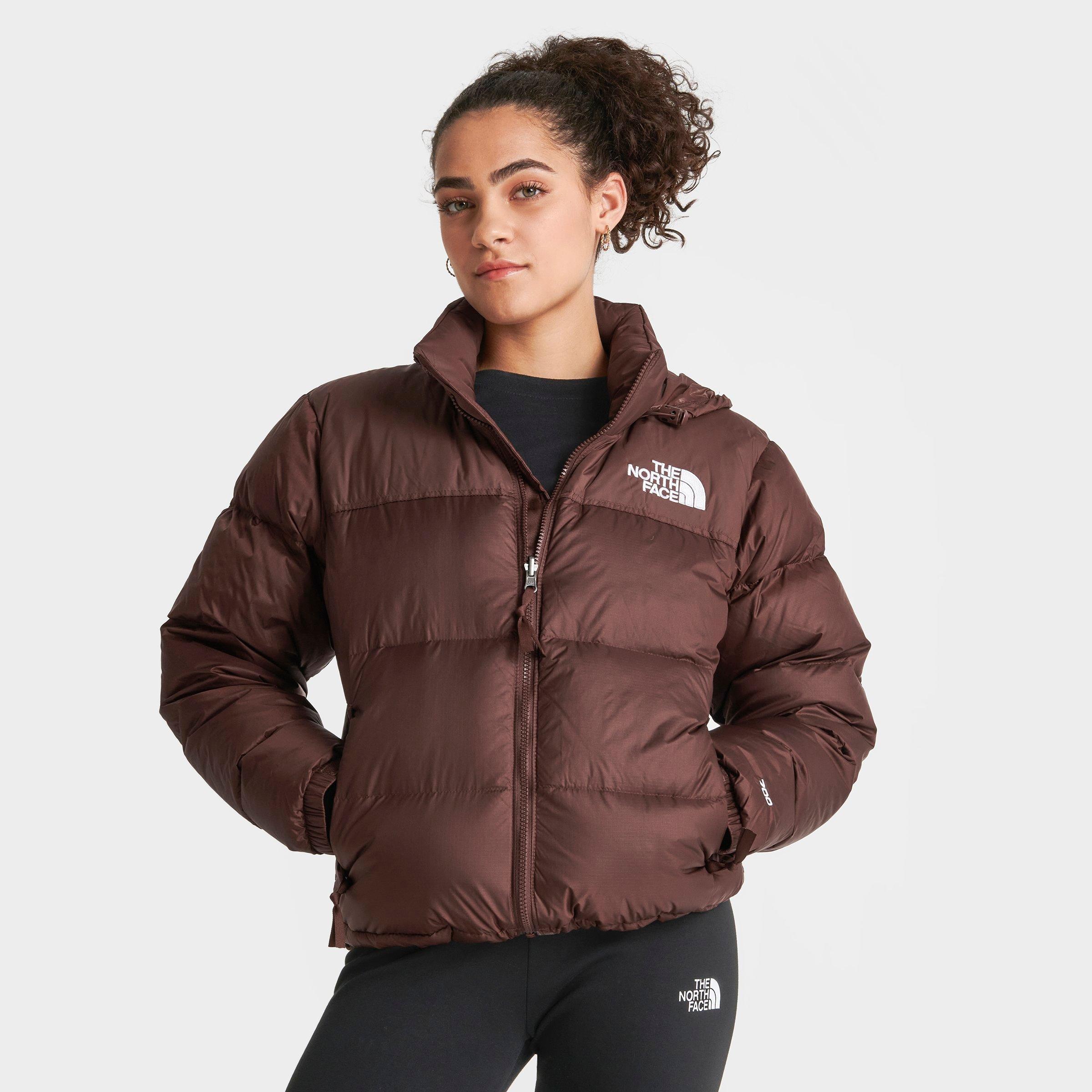 The North Face Brown 1996 Retro Nuptse Puffer Jacket In Dark Oak