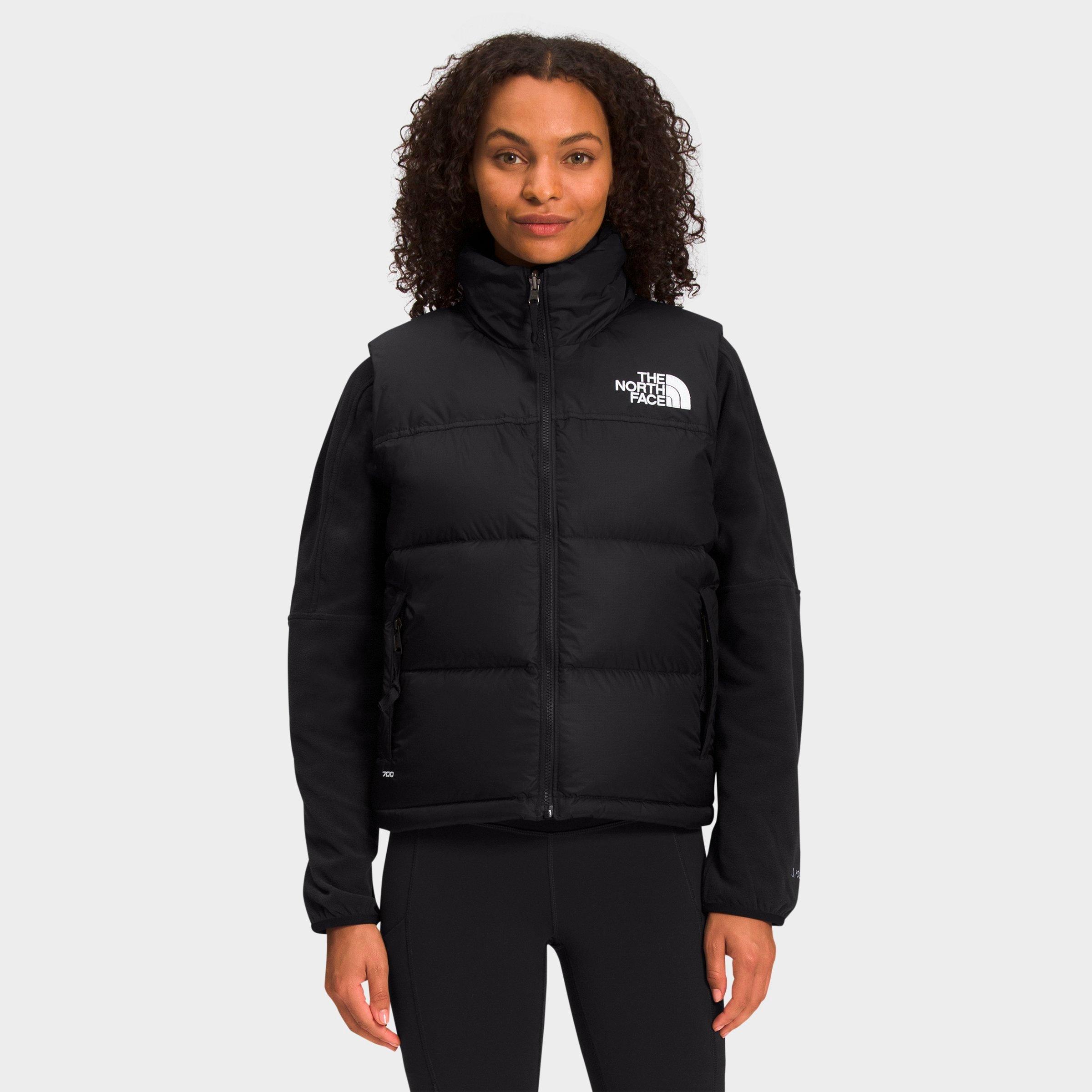 The North Face Inc Women's 1996 Retro Nuptse Vest in Black/Recycled TNF Black Size 2XL 100% Nylon