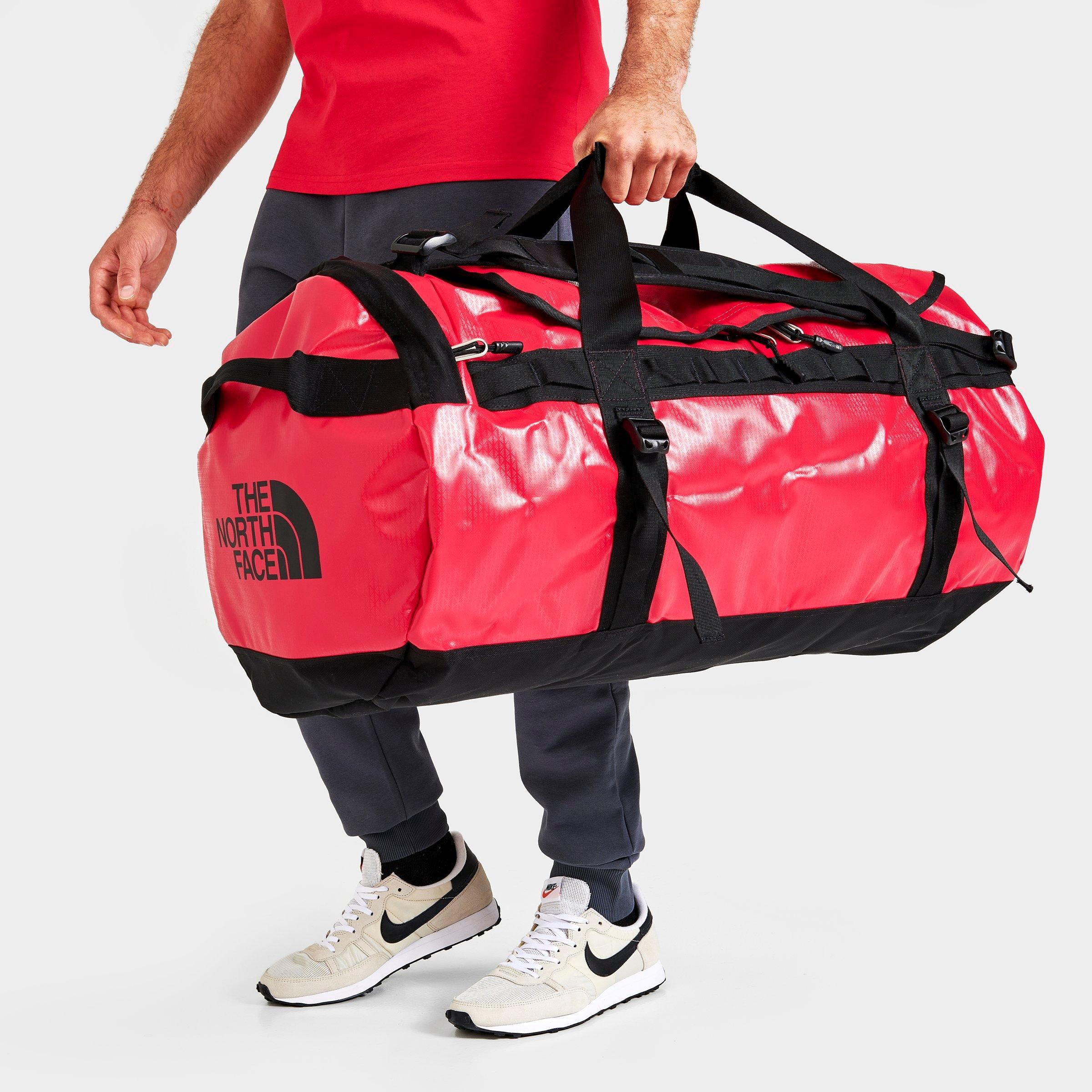 The North Face Inc Base Camp Large Duffel Bag (95L) in Red/TNF Red