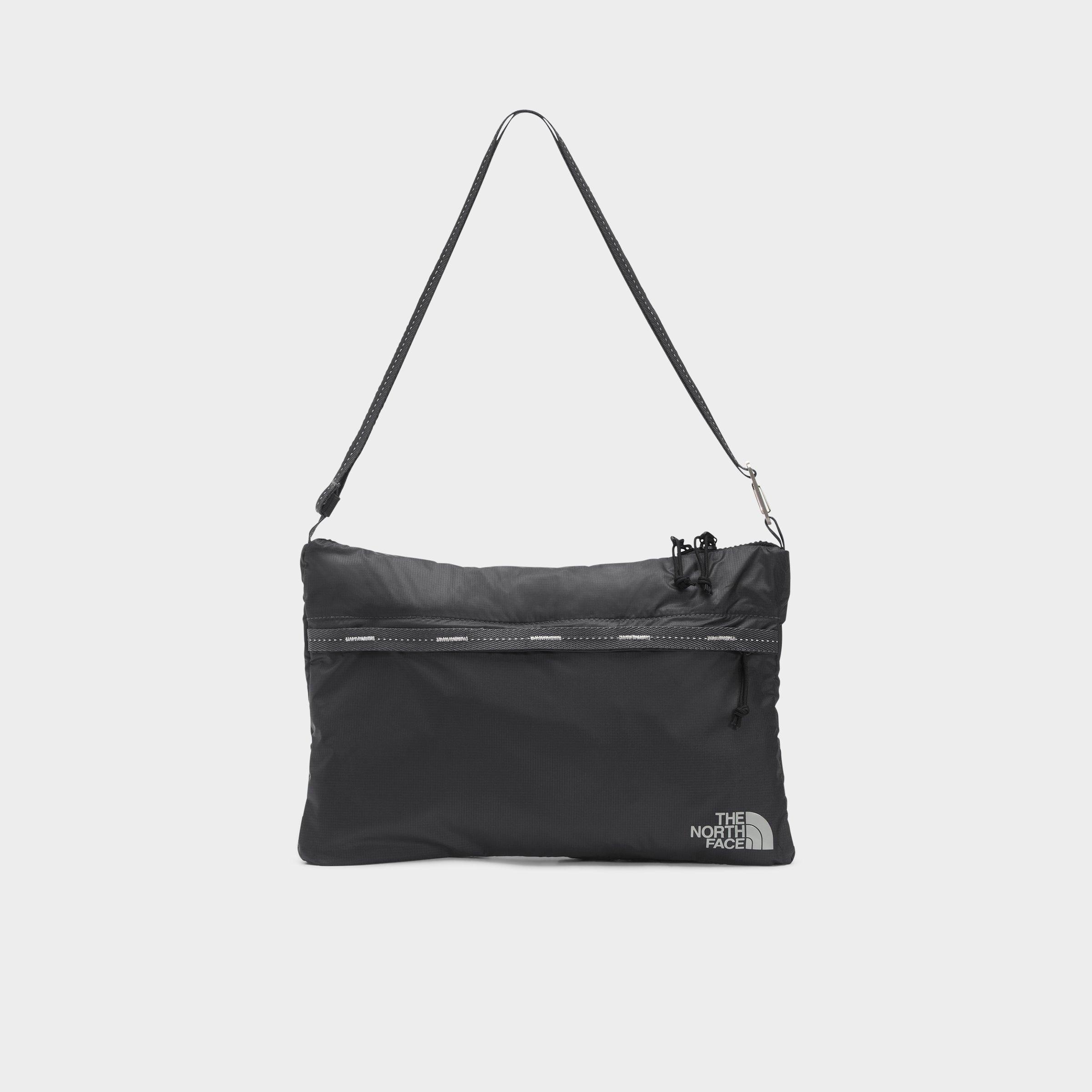 The North Face Women's Flyweight Shoulder Bag in Asphalt Grey/TNF Black