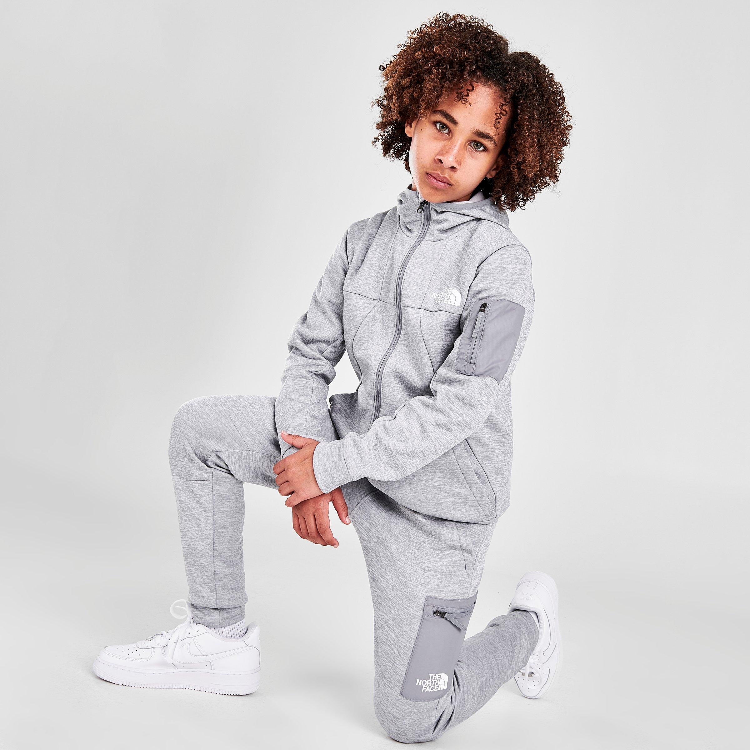 Light grey north face hot sale tracksuit