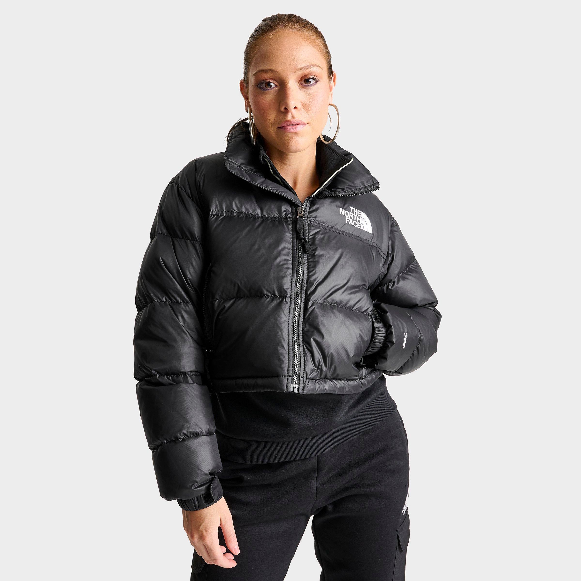 The North Face Nuptse Water Repellent 700 Fill Power Down Short Puffer Jacket In Black