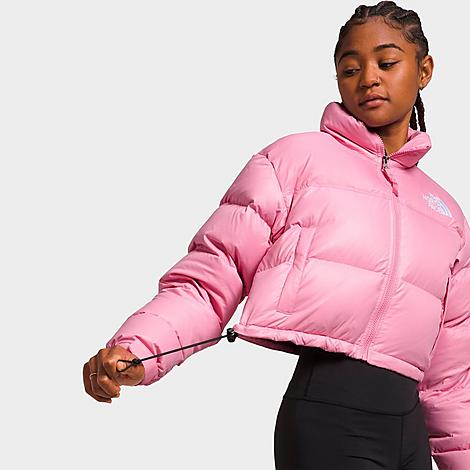 The North Face Inc Women's Nuptse Short Jacket In Orchid The North Face Inc Women's Nuptse Short Jacket In Orchid