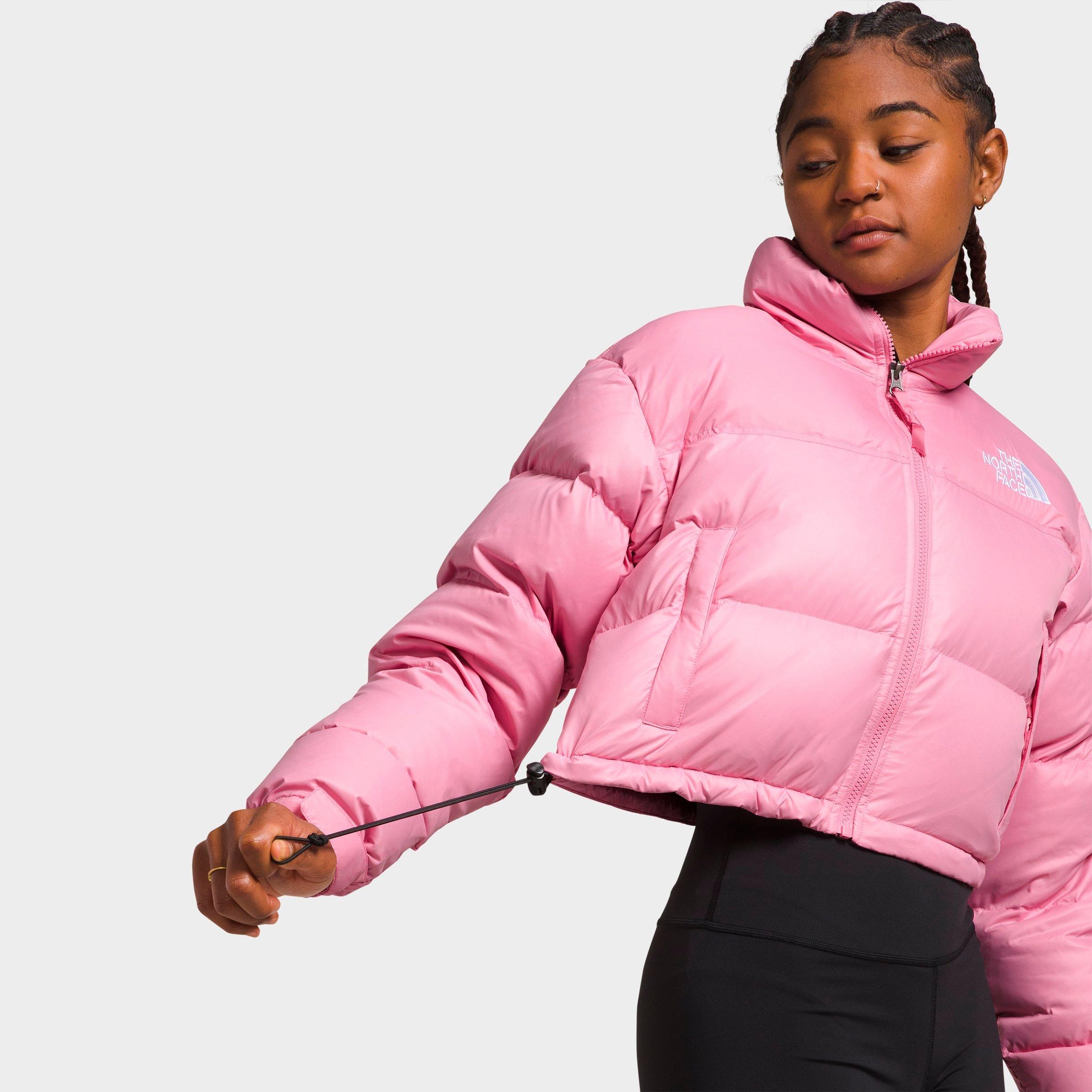 North face nuptse womens pink online