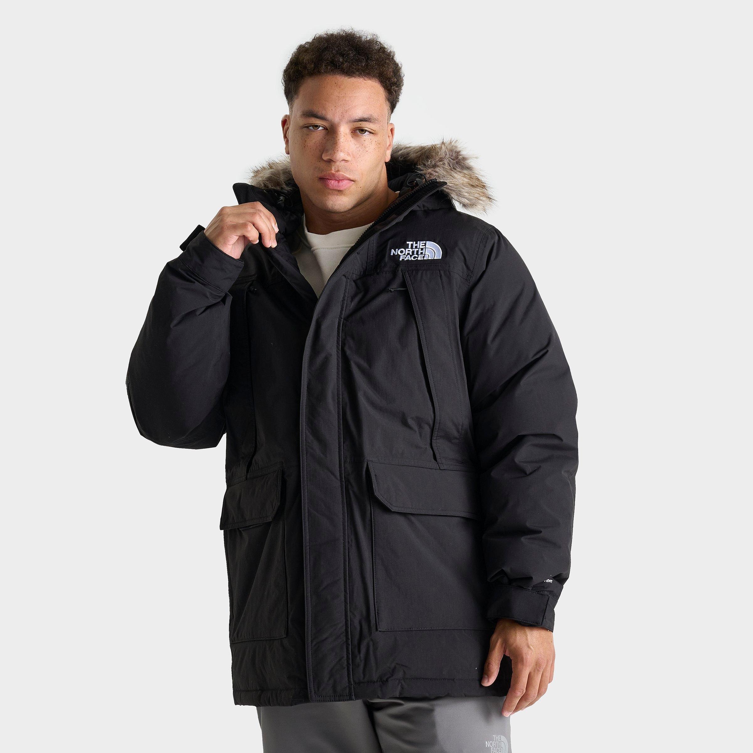 The North Face Inc Men's McMurdo Parka Jacket in Black/TNF Black Size XL Nylon