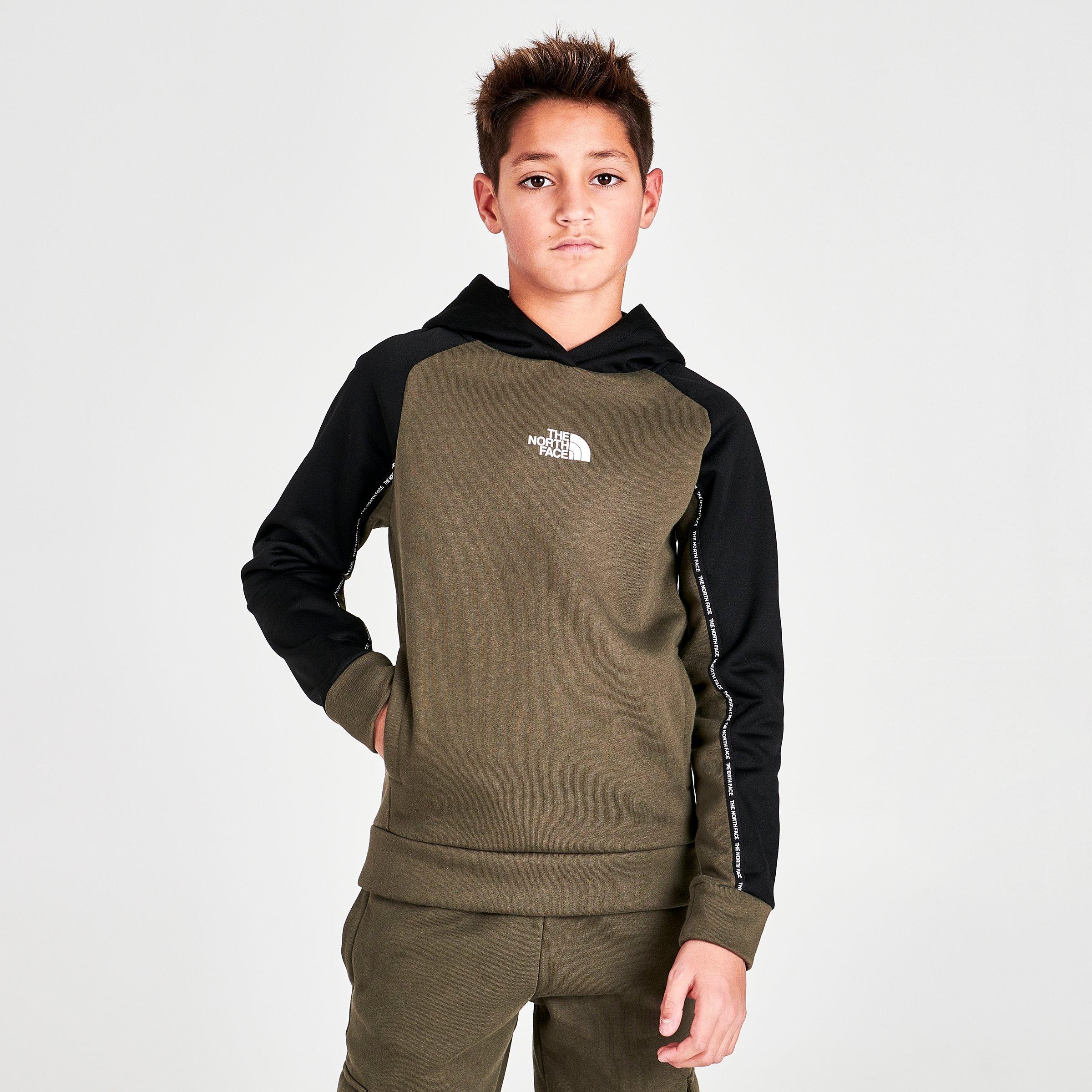 khaki green north face tracksuit