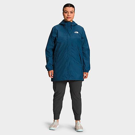 The North Face Inc Women's Antora Parka Jacket (plus Size) In Shady Blue