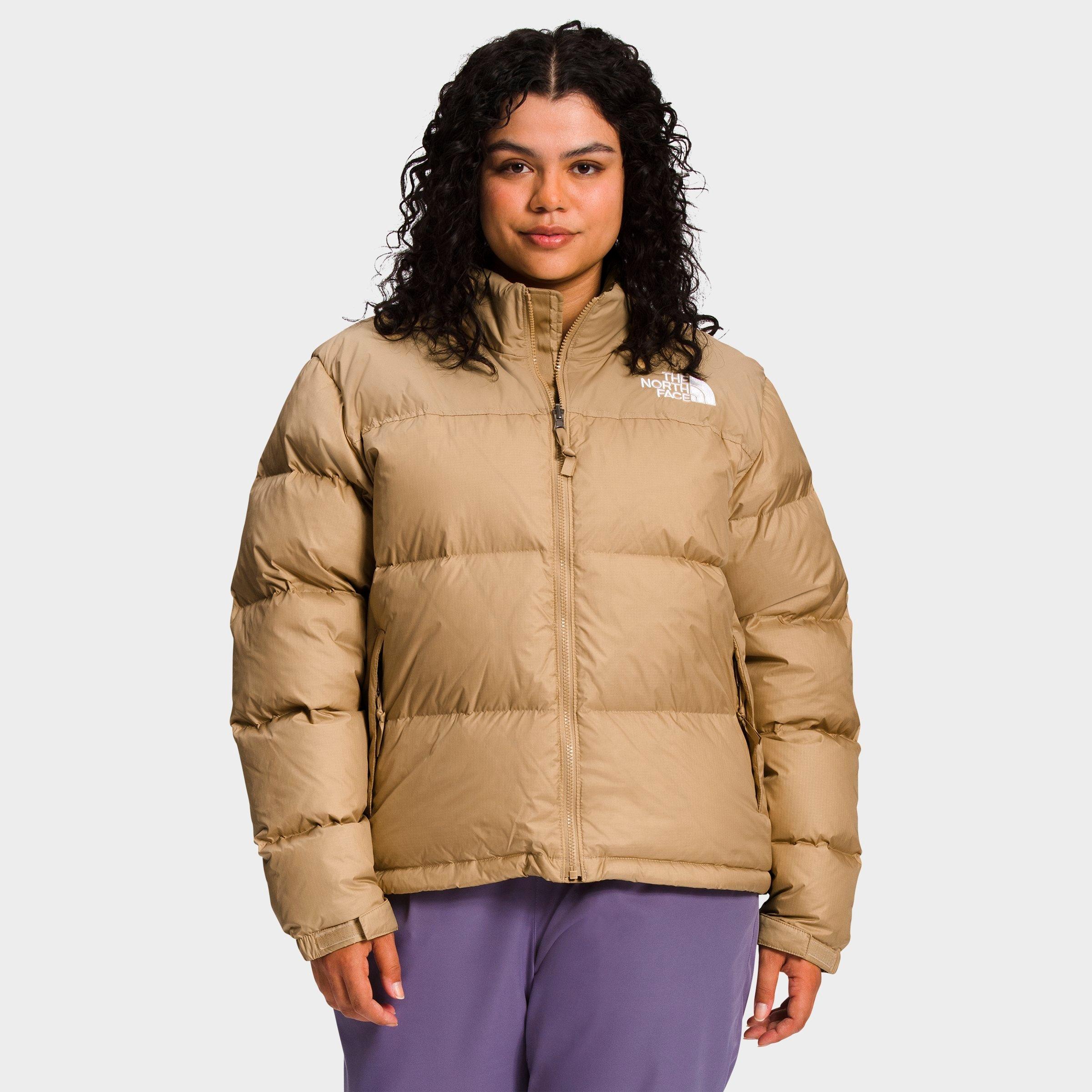 The North Face Brown 1996 Retro Nuptse Down Jacket In Khaki Stone