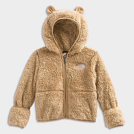 The North Face Inc Infant Baby Bear Full-zip Hoodie In Khaki Stone