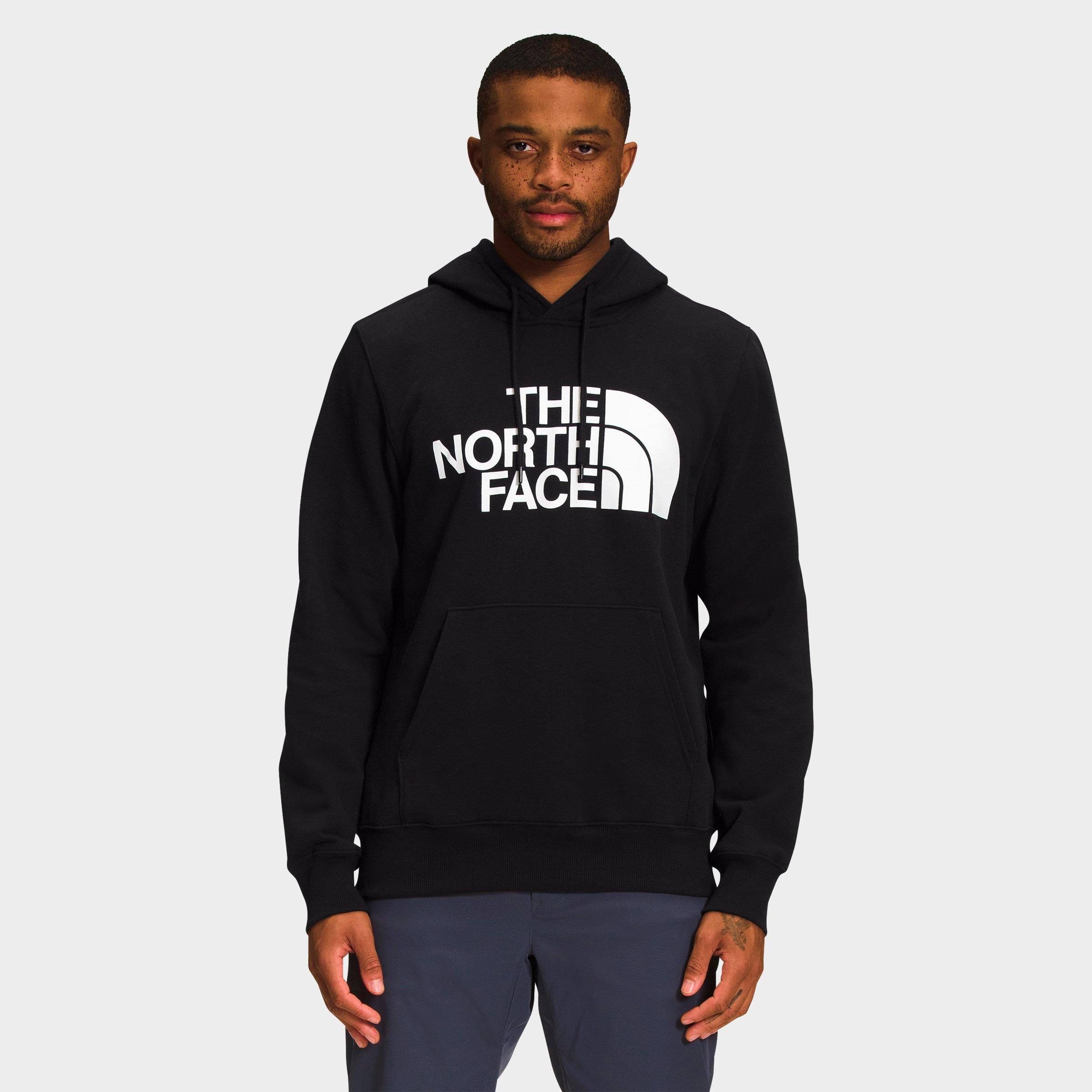 The North Face Inc Men's Half Dome Pullover Hoodie in Black/TNF Black Size Small Cotton/Polyester/Fleece