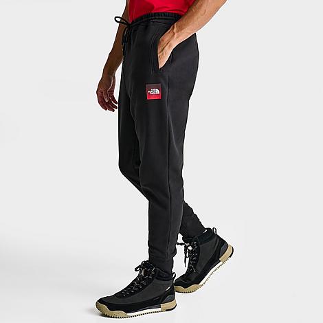 Shop The North Face Inc Men's Box Nse Jogger Pants In Black/red Ombre