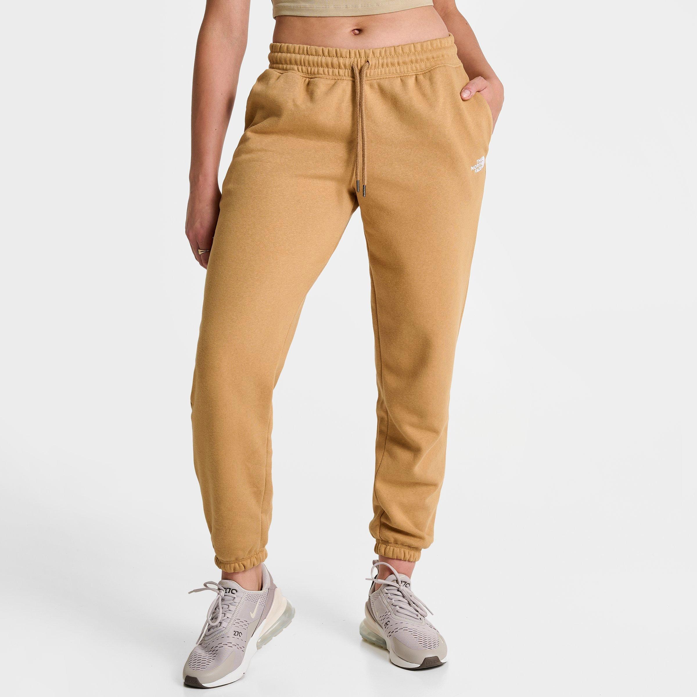 The North Face Inc Women's Half Dome Fleece Jogger Pants In Almond Butter/all-over Print