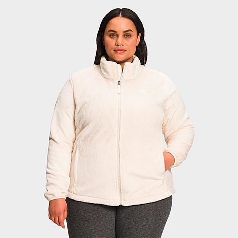The North Face Inc Women's Osito Full-zip Jacket (plus Size) In Gardenia White