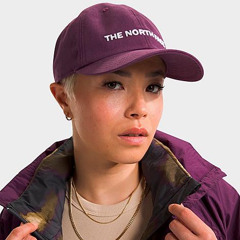 Shop The North Face Inc Roomy Norm Strapback Hat In Black Currant Purple