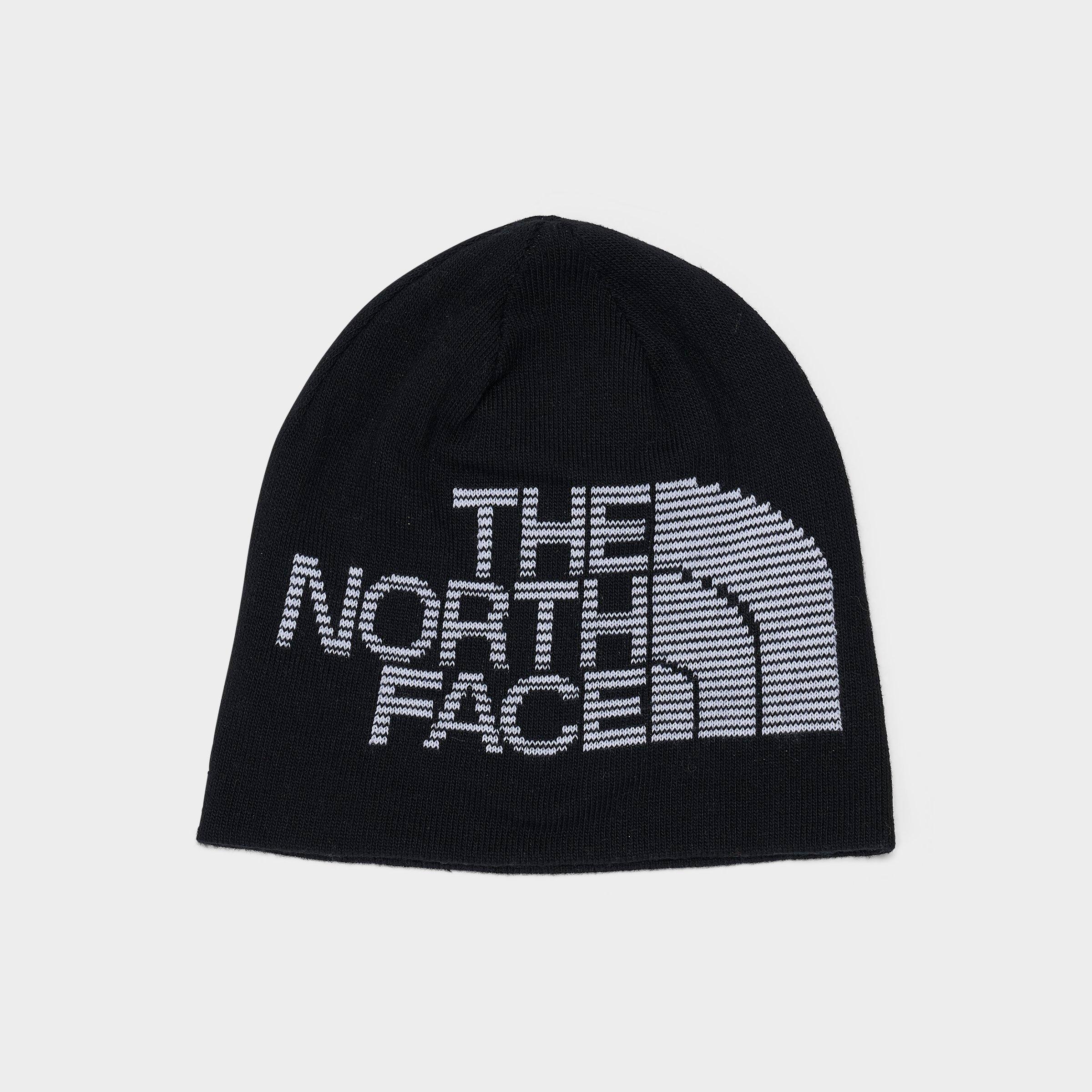 The North Face Highline Reversible Beanie Hat In Blue