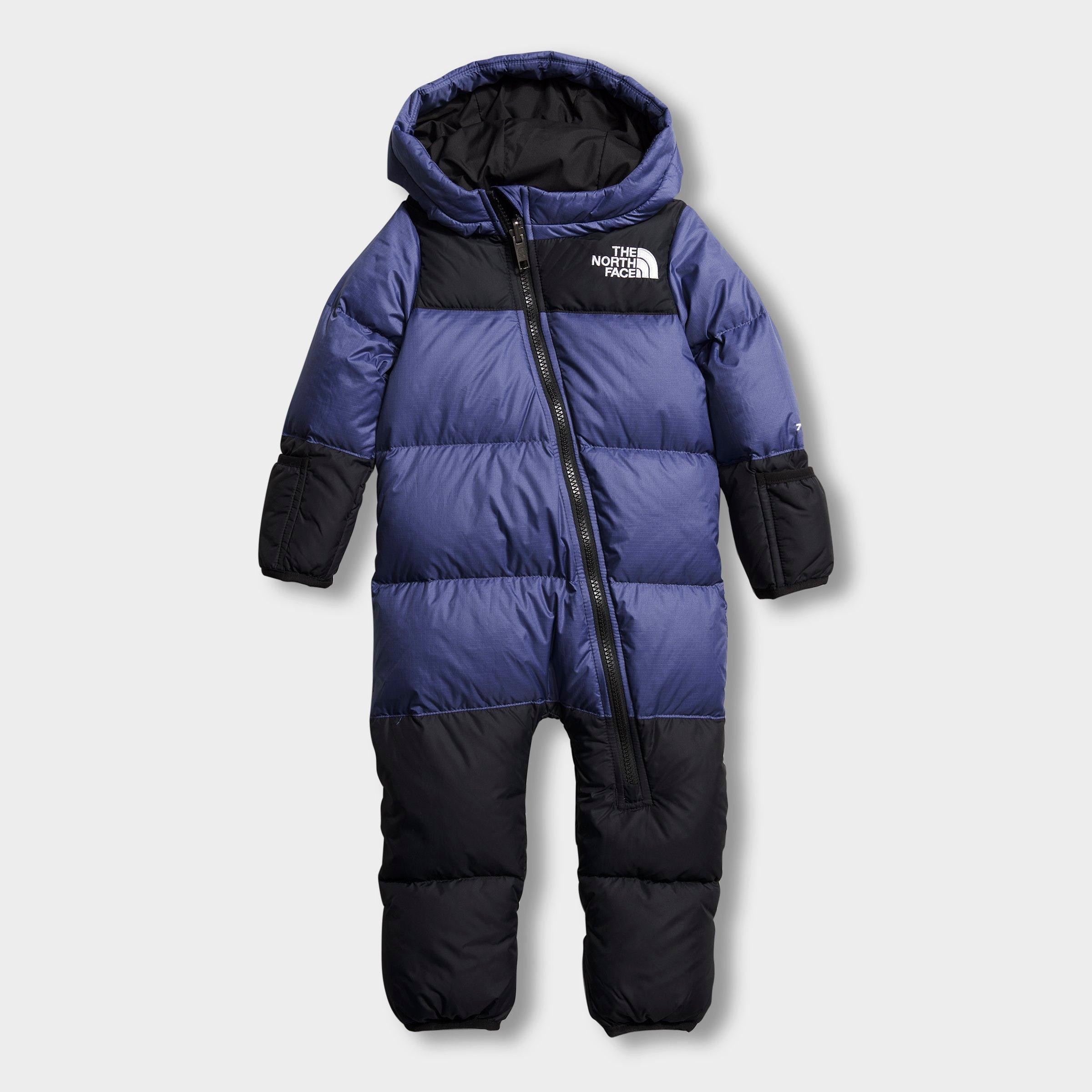 The North Face Babies'  Inc Infant 1996 Retro Nuptse One-piece In Cave Blue