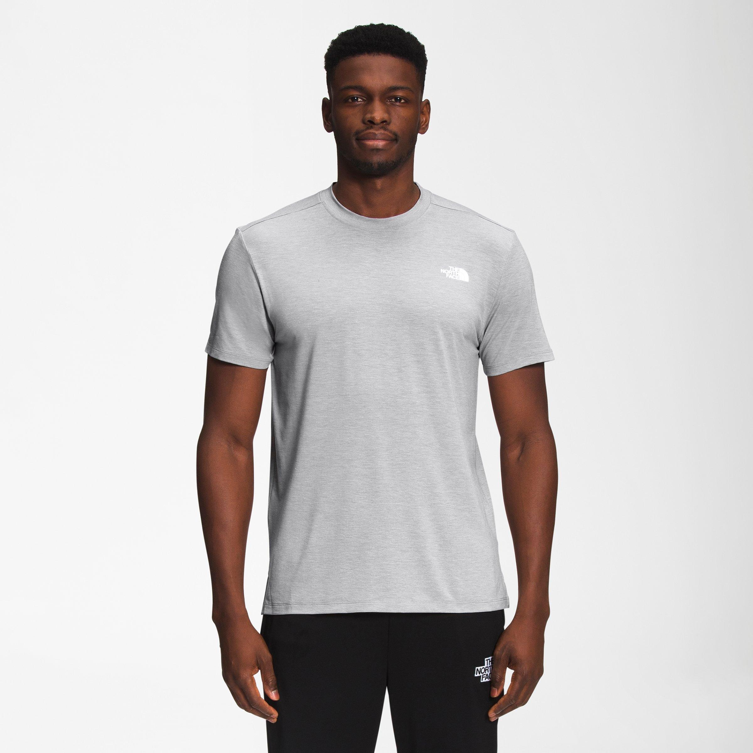 The North Face Inc Men's Wander T-shirt In Meld Grey Heather