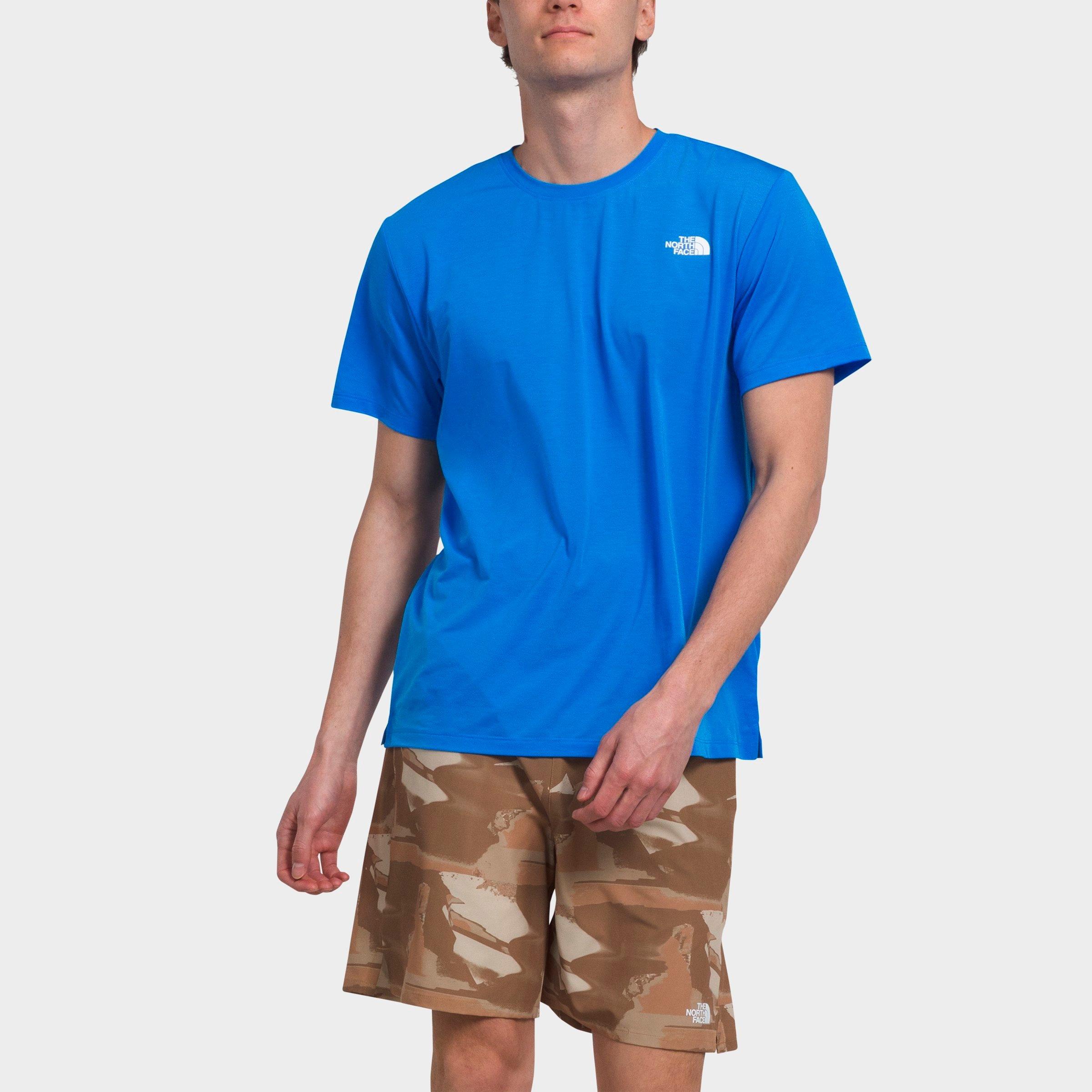 The North Face Men's Wander Performance T-shirt In Optic Blue