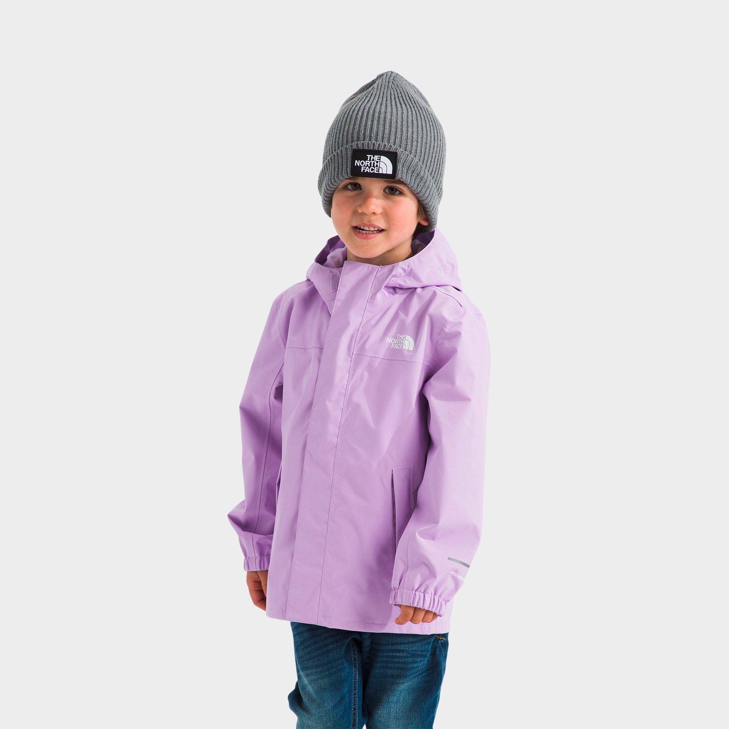 The North Face Kids Toddler and Little Kids Antora Rain Jacket in Lite Lilac Size: 3