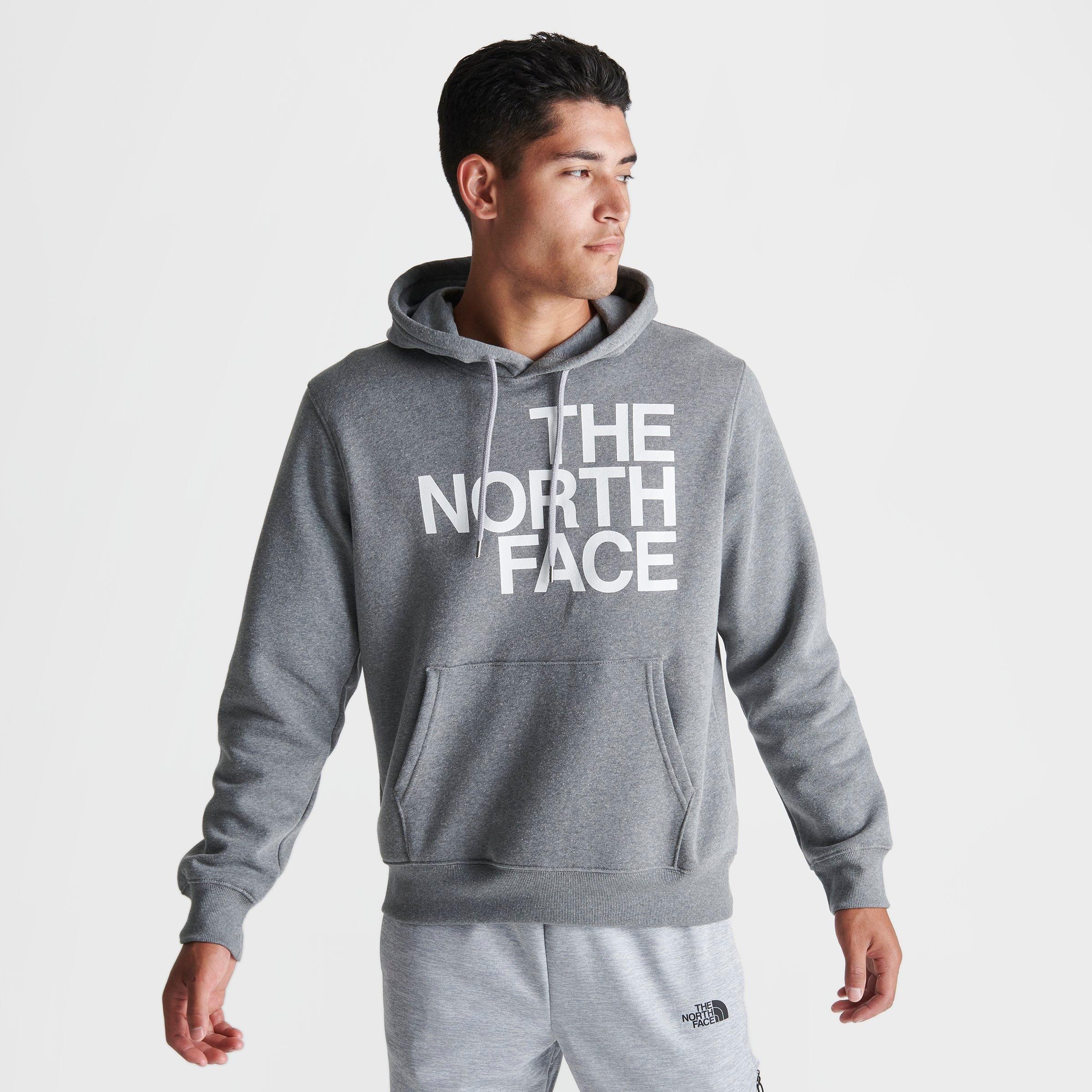 The North Face Inc Men's Brand Proud Hoodie In Grey/white