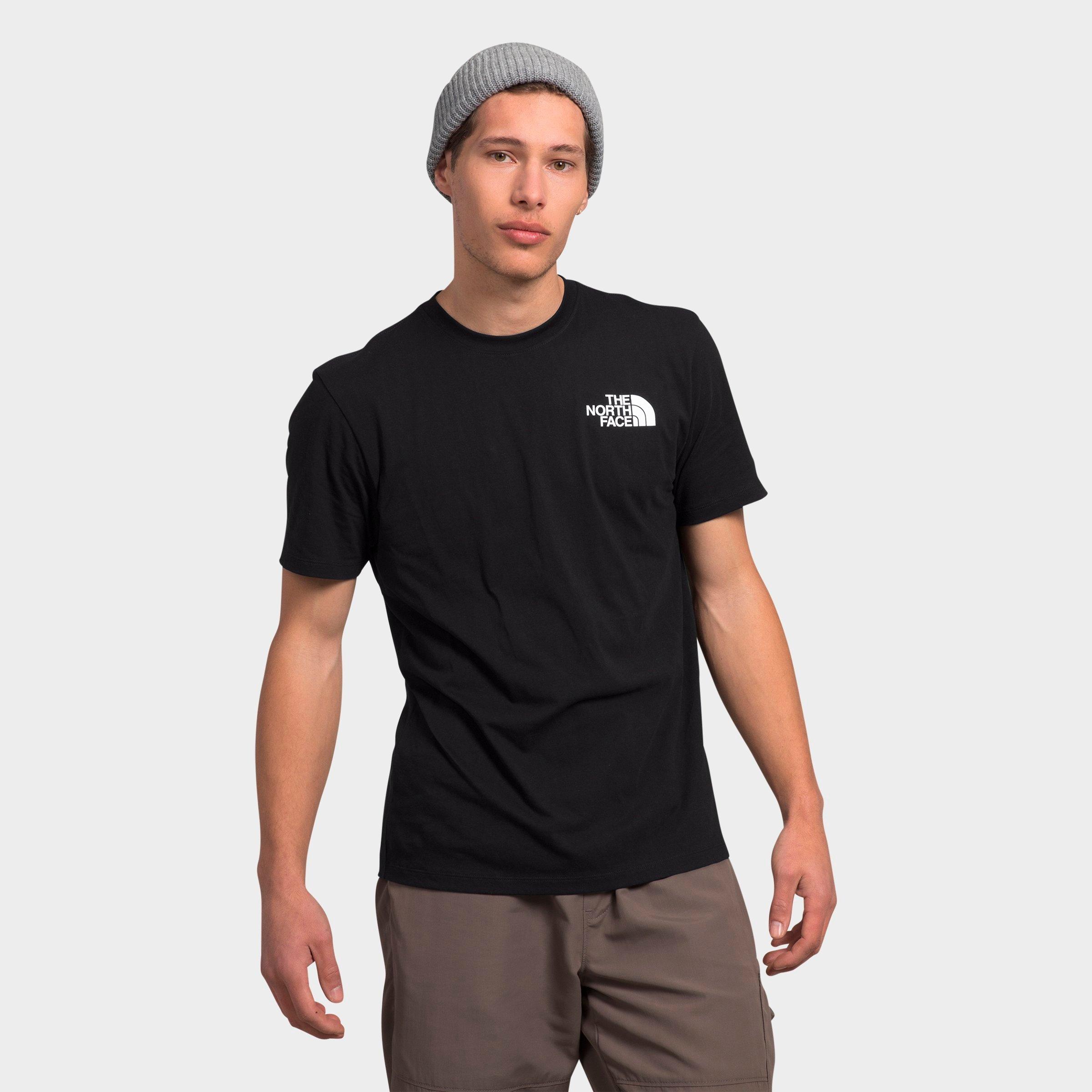 Shop The North Face Inc Men's Box Nse Short-sleeve T-shirt In Tnf Black/tnf Black Half Dome Outline Print